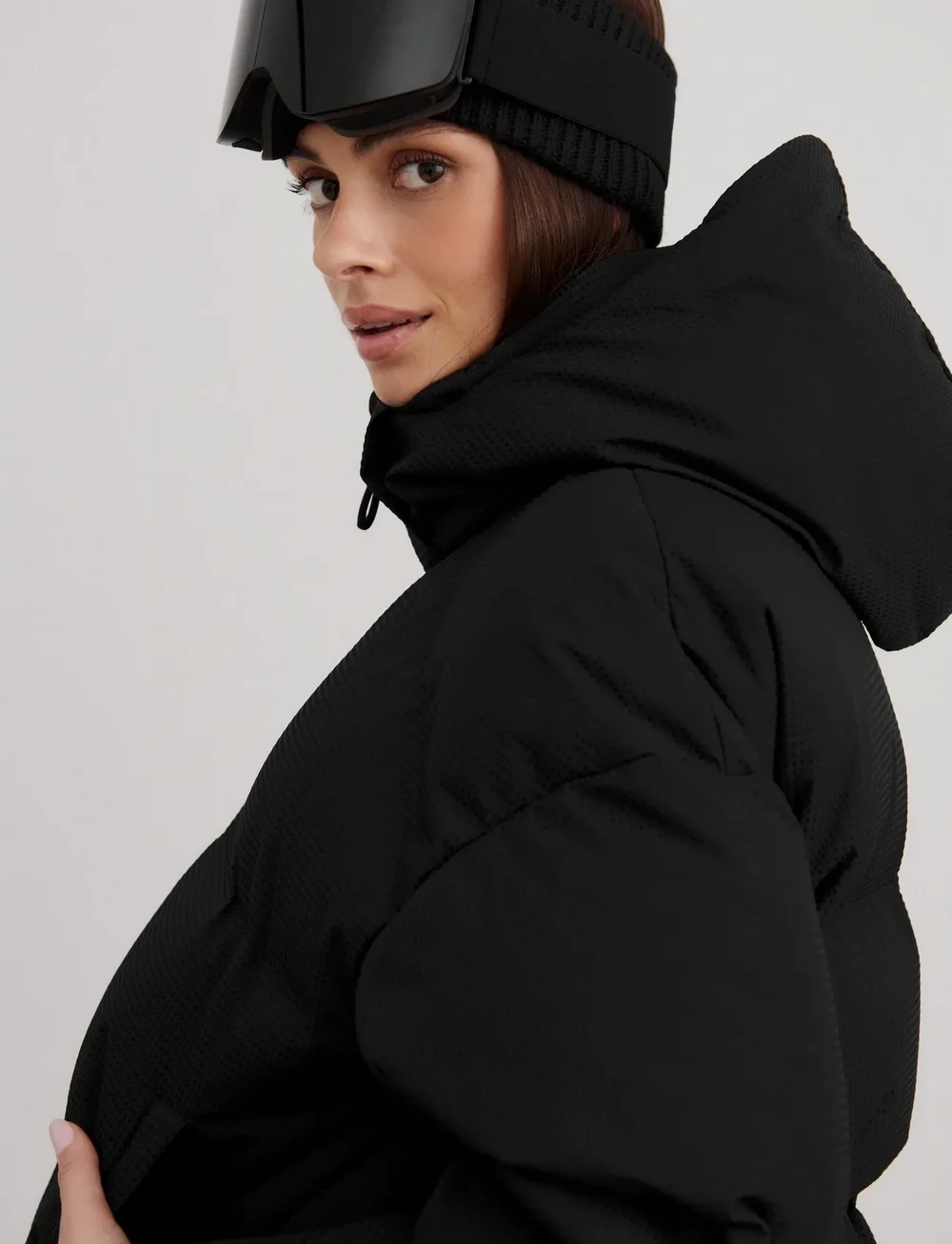 aim´n - Cortina Puffer Jacket - skitøj - black - 5
