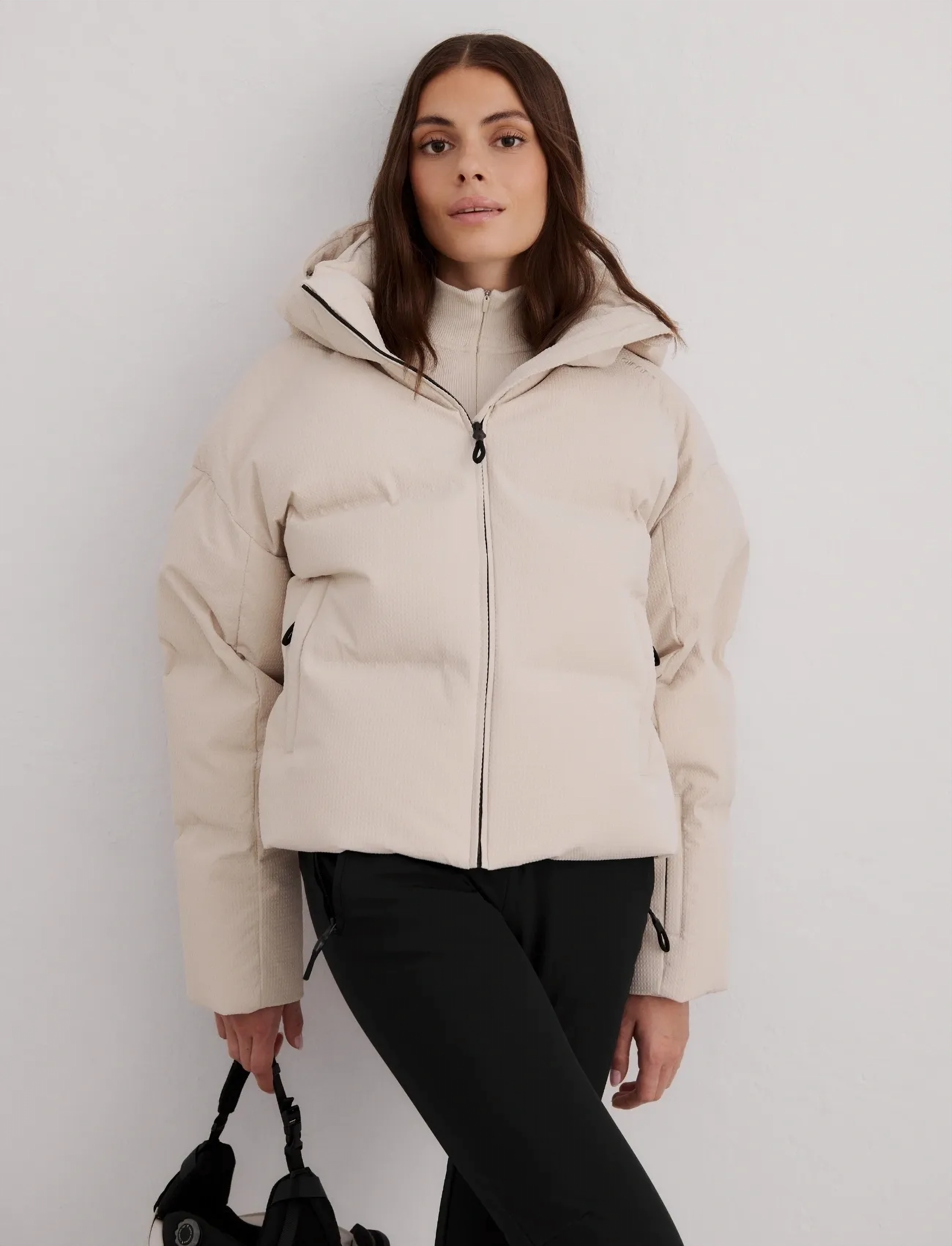 aim´n - Cortina Puffer Jacket - skitøj - cafÉ au lait - 5