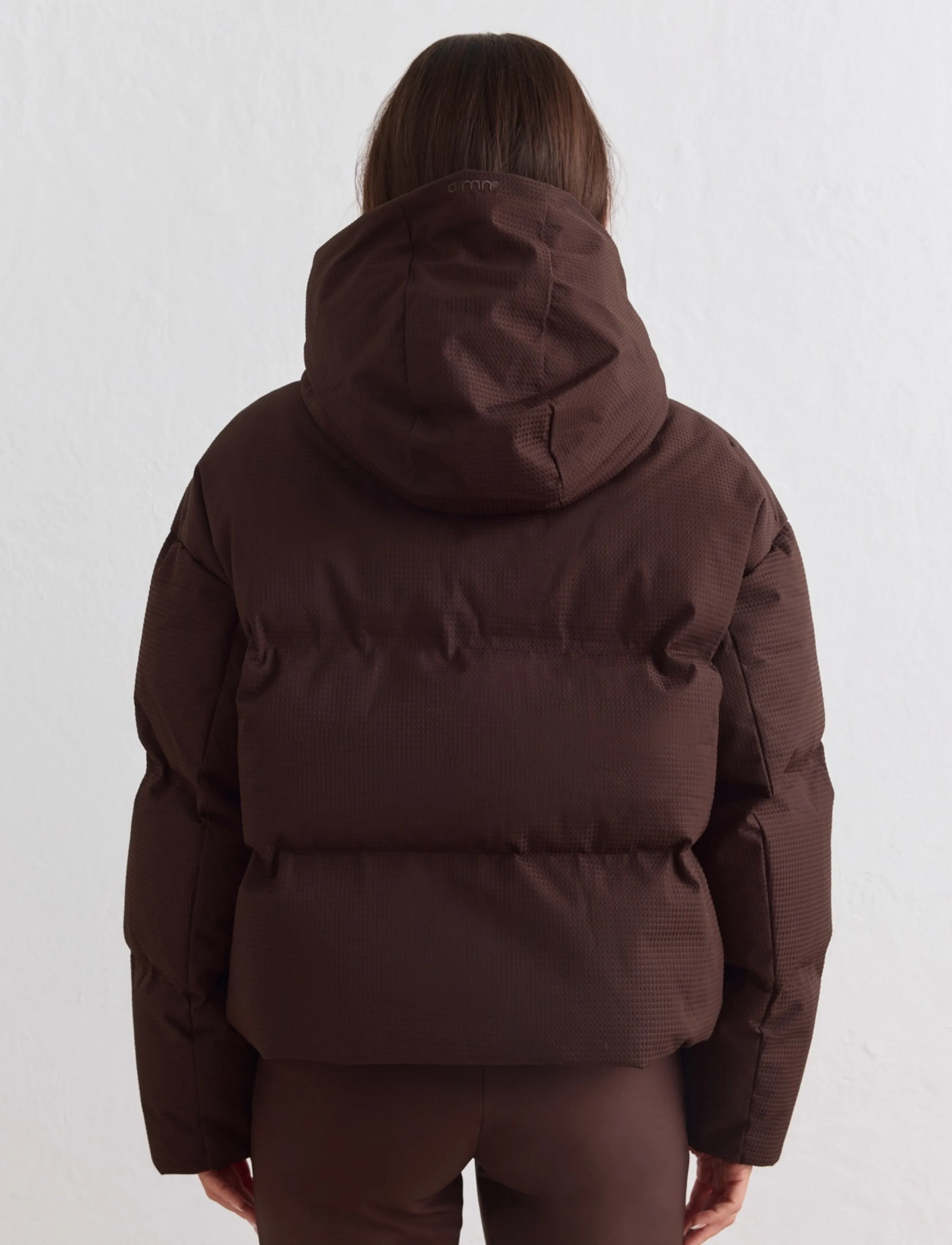aim´n - Cortina Puffer Jacket - ski-kleidung - chocolate - 4