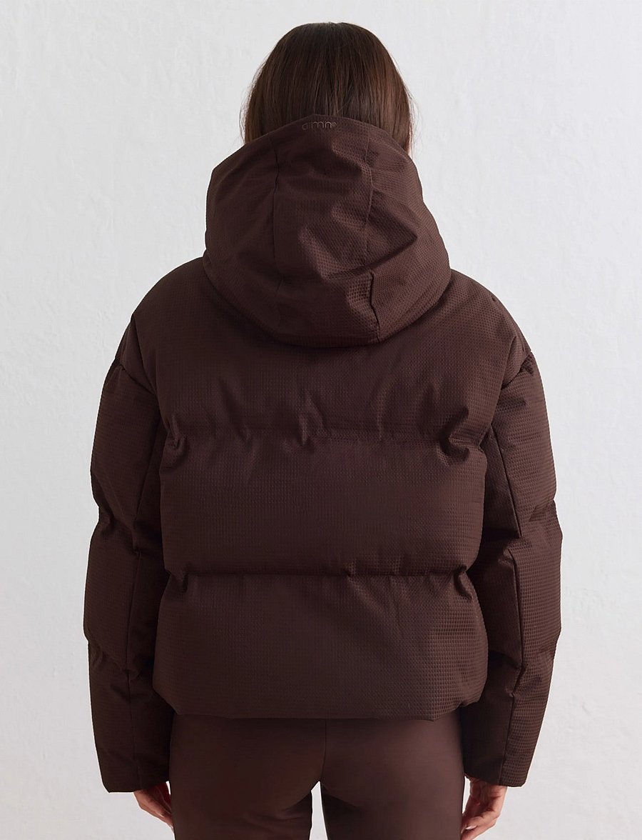 aim´n - Cortina Puffer Jacket - ski-kleidung - chocolate - 4