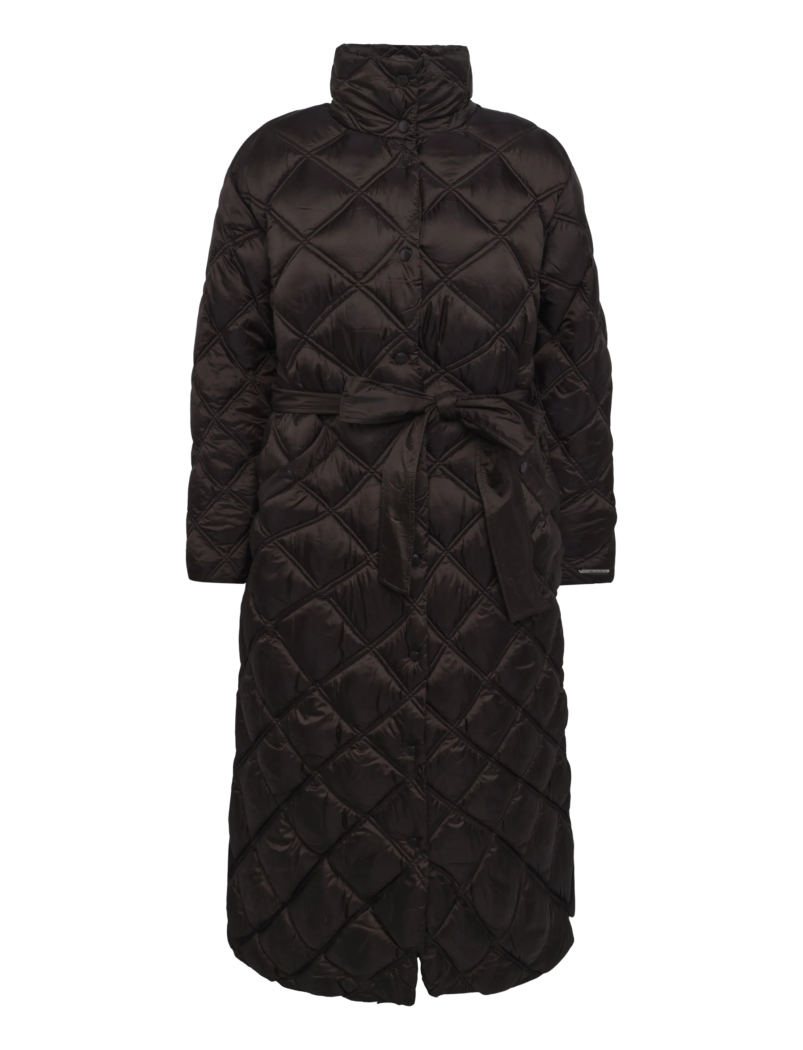 aim´n - Quilted Coat - dunjakker - chocolate - 1