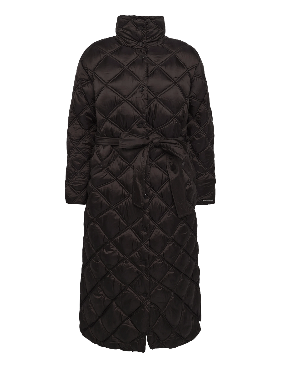 aim´n - Quilted Coat - dunjakker - chocolate - 1