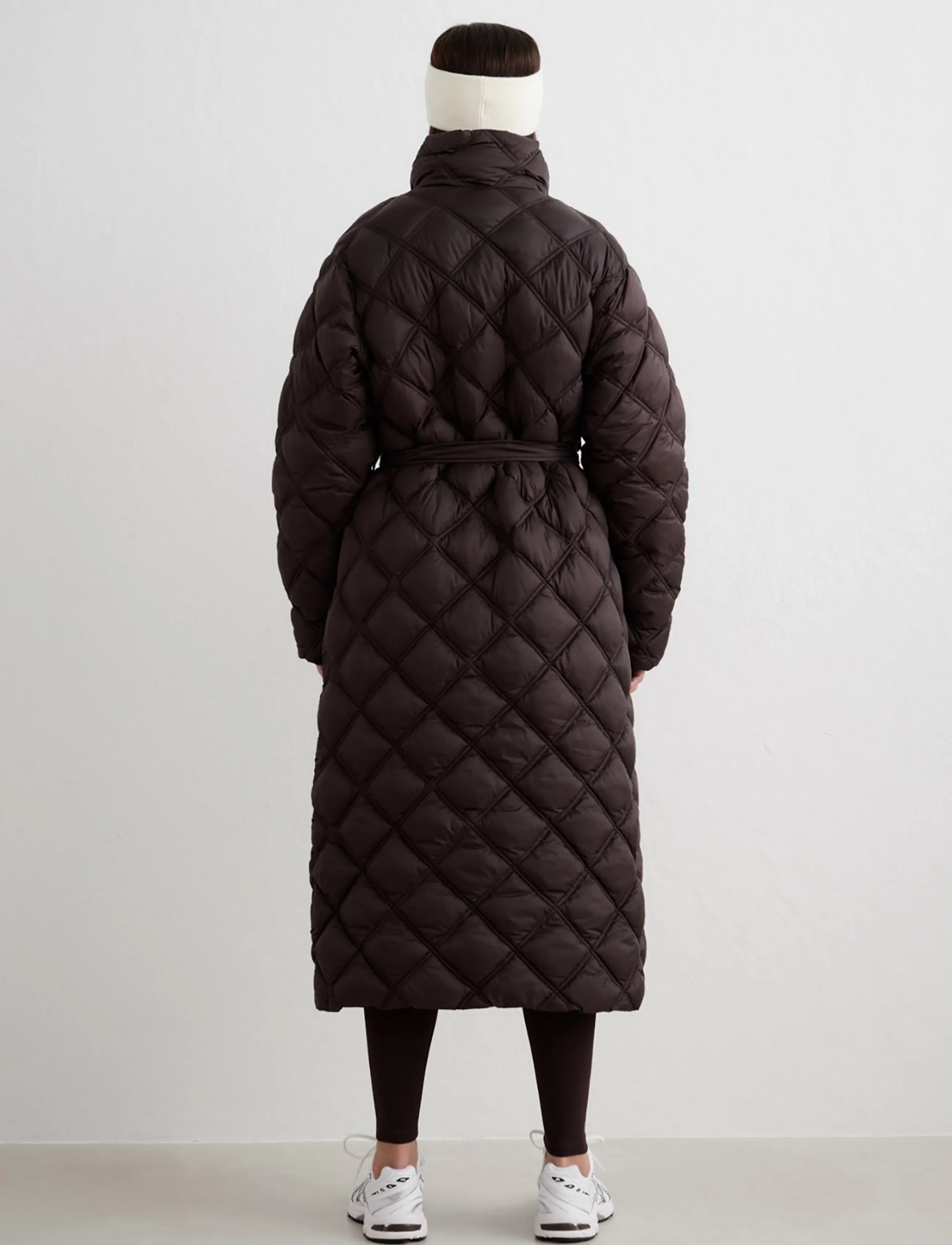 aim´n - Quilted Coat - dunjakker - chocolate - 3