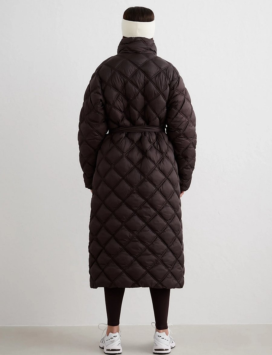 aim´n - Quilted Coat - dunjakker - chocolate - 3