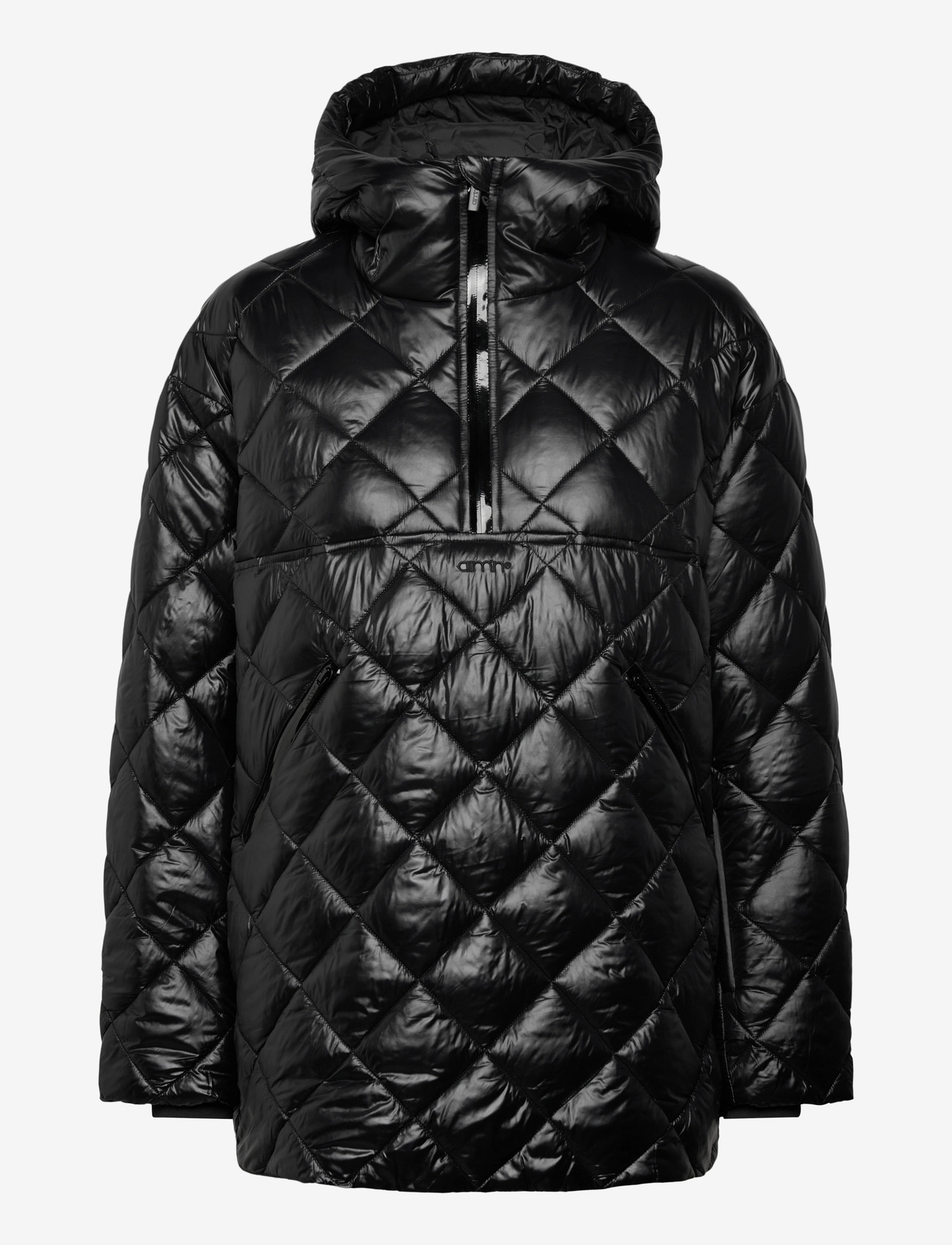aim´n - Luxe Quilted Anorak - ski-kleidung - glossy black - 1
