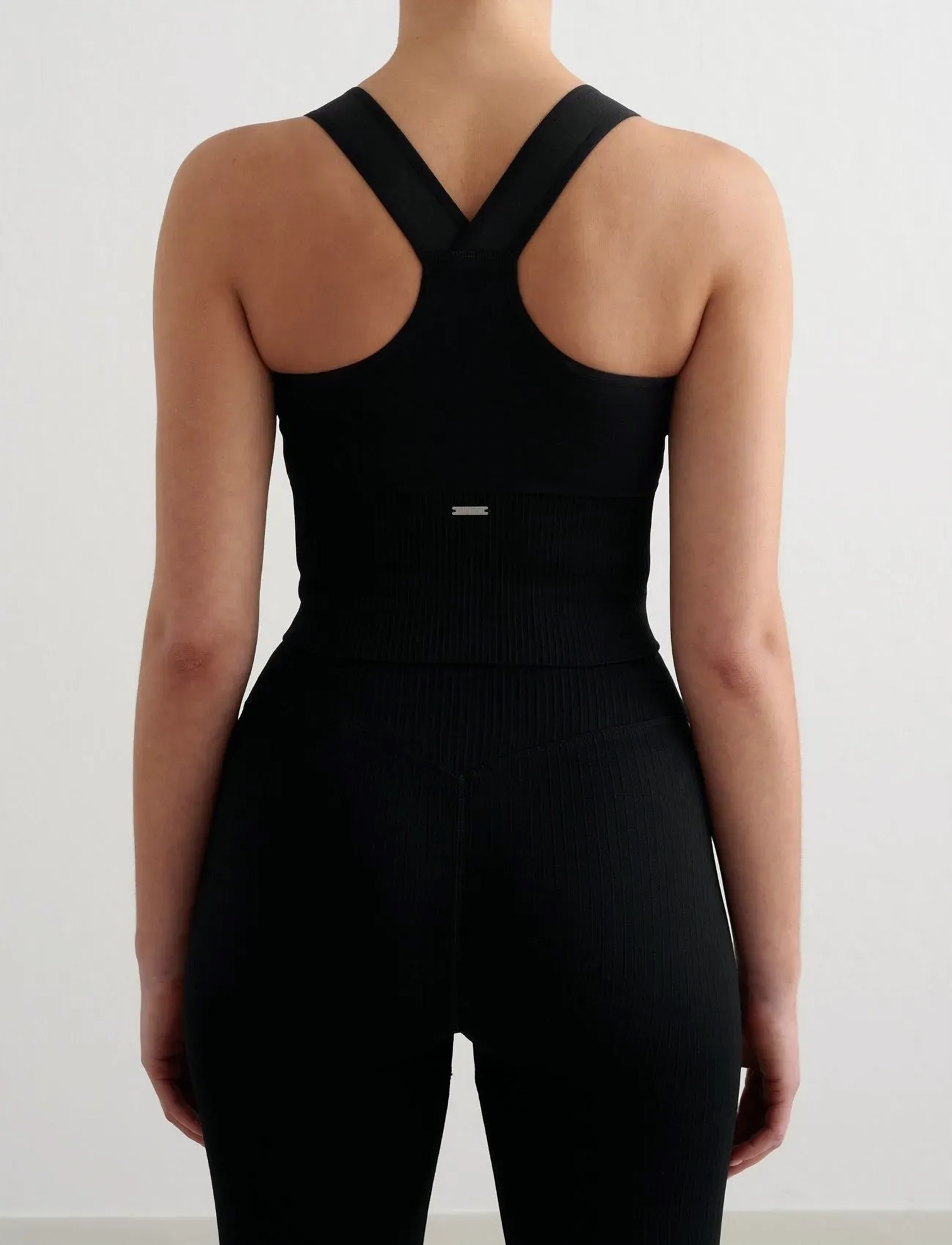 aim´n - Ribbed Seamless High Support Bralette - sports bras - black - 3