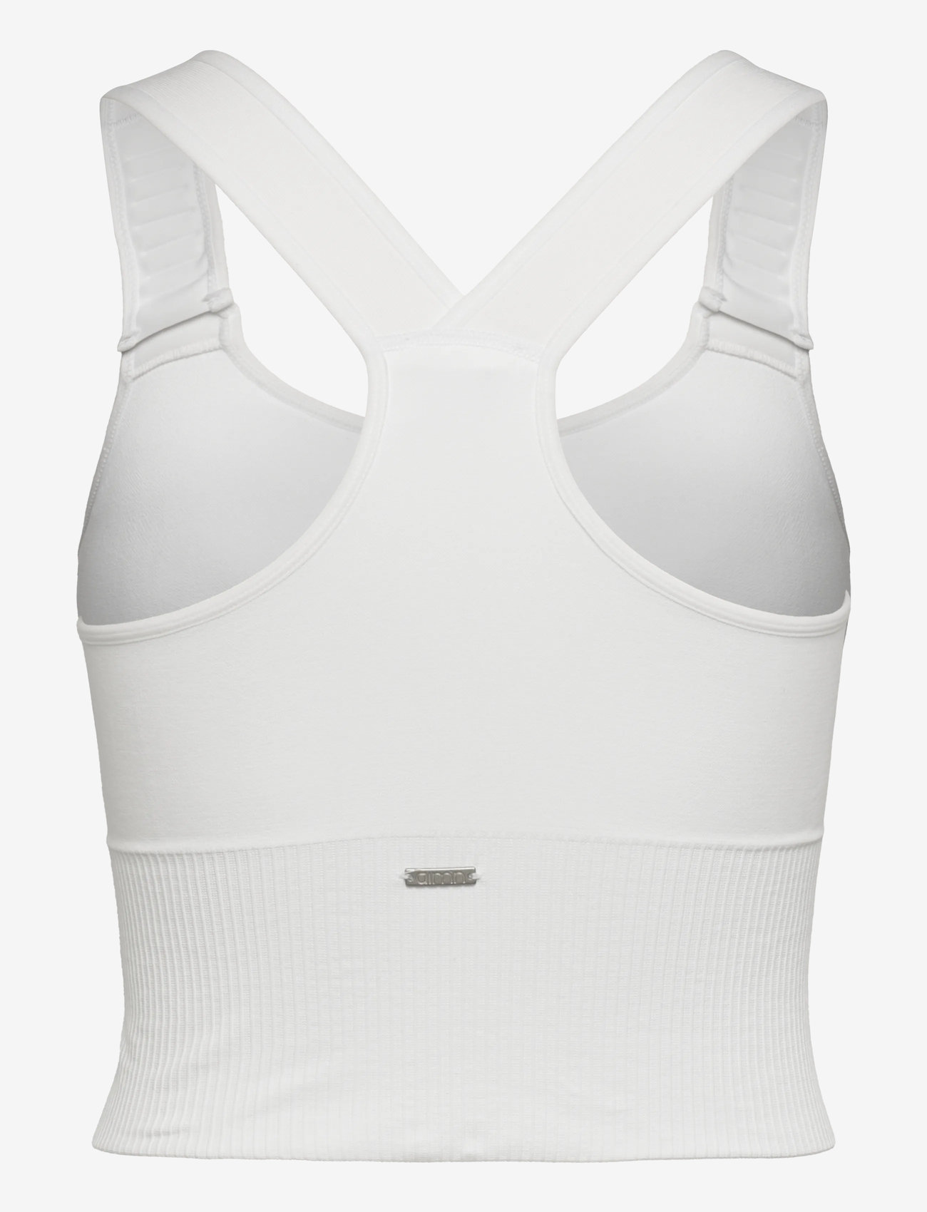 aim´n - Ribbed Seamless High Support Bralette - spordirinnahoidjad - white - 2