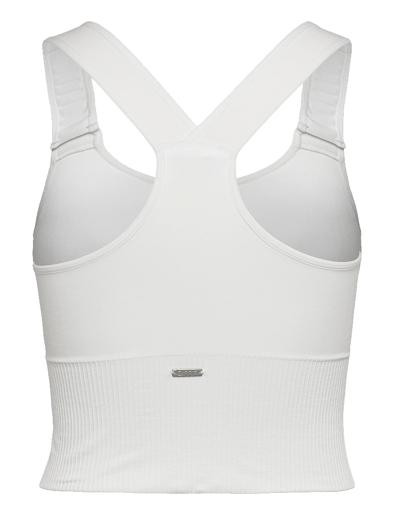 aim´n - Ribbed Seamless High Support Bralette - spordirinnahoidjad - white - 2
