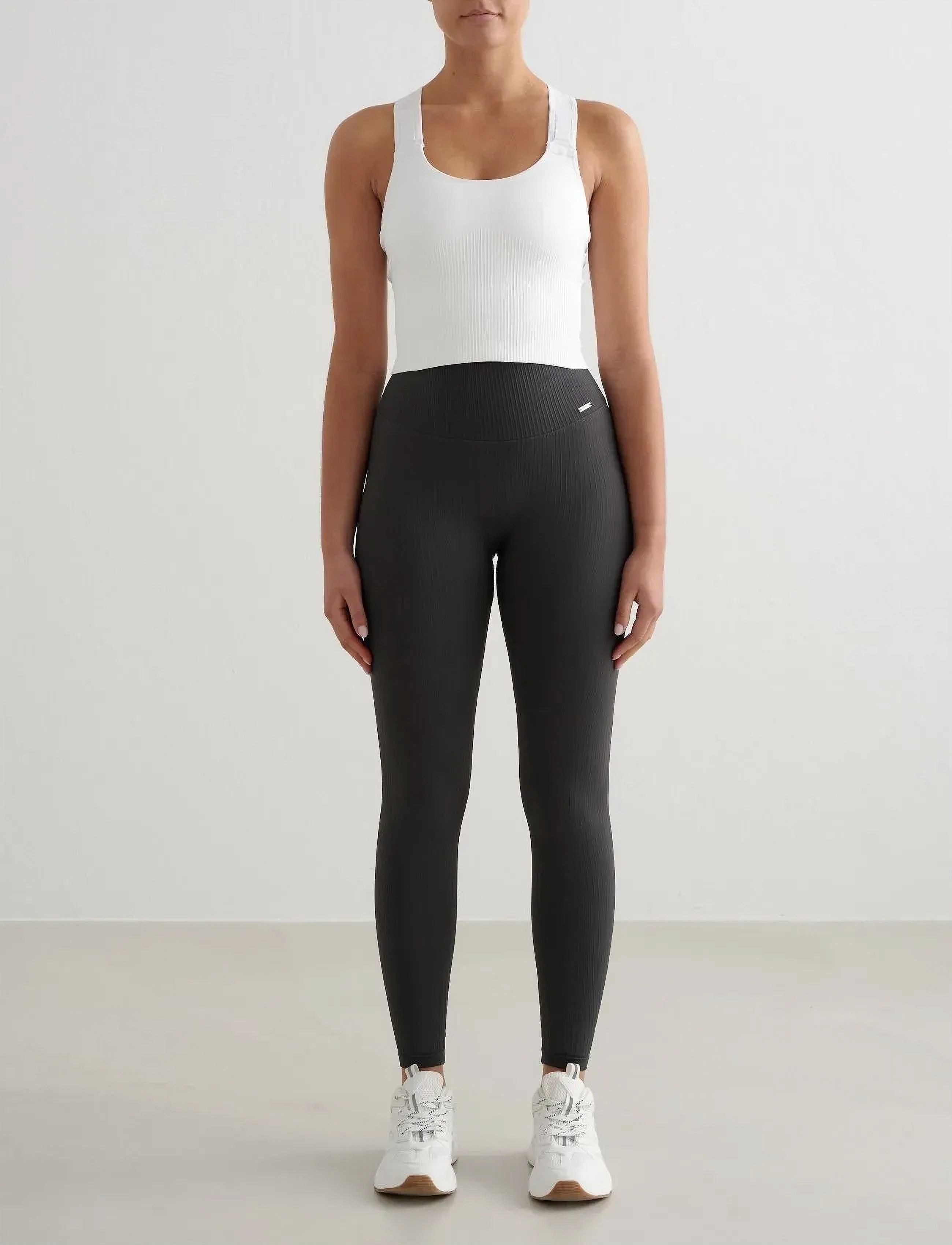 aim´n - Ribbed Seamless High Support Bralette - sport-bhs - white - 4