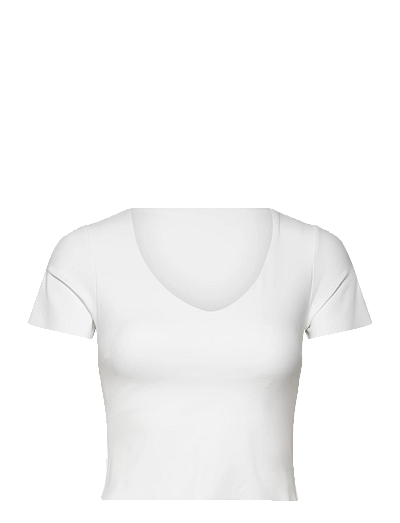 aim´n Sense Short Sleeve Bralette - Toppar & T-shirts - WHITE / white