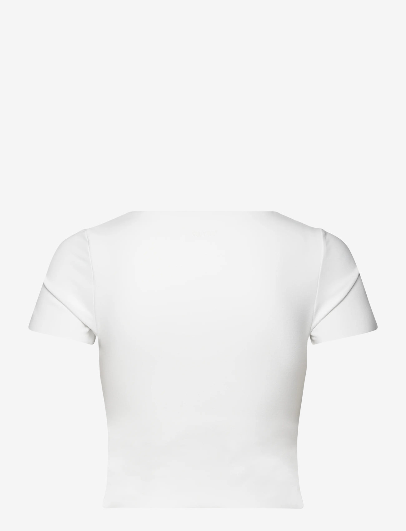 aim´n - Sense Short Sleeve Bralette - t-shirts - white - 2