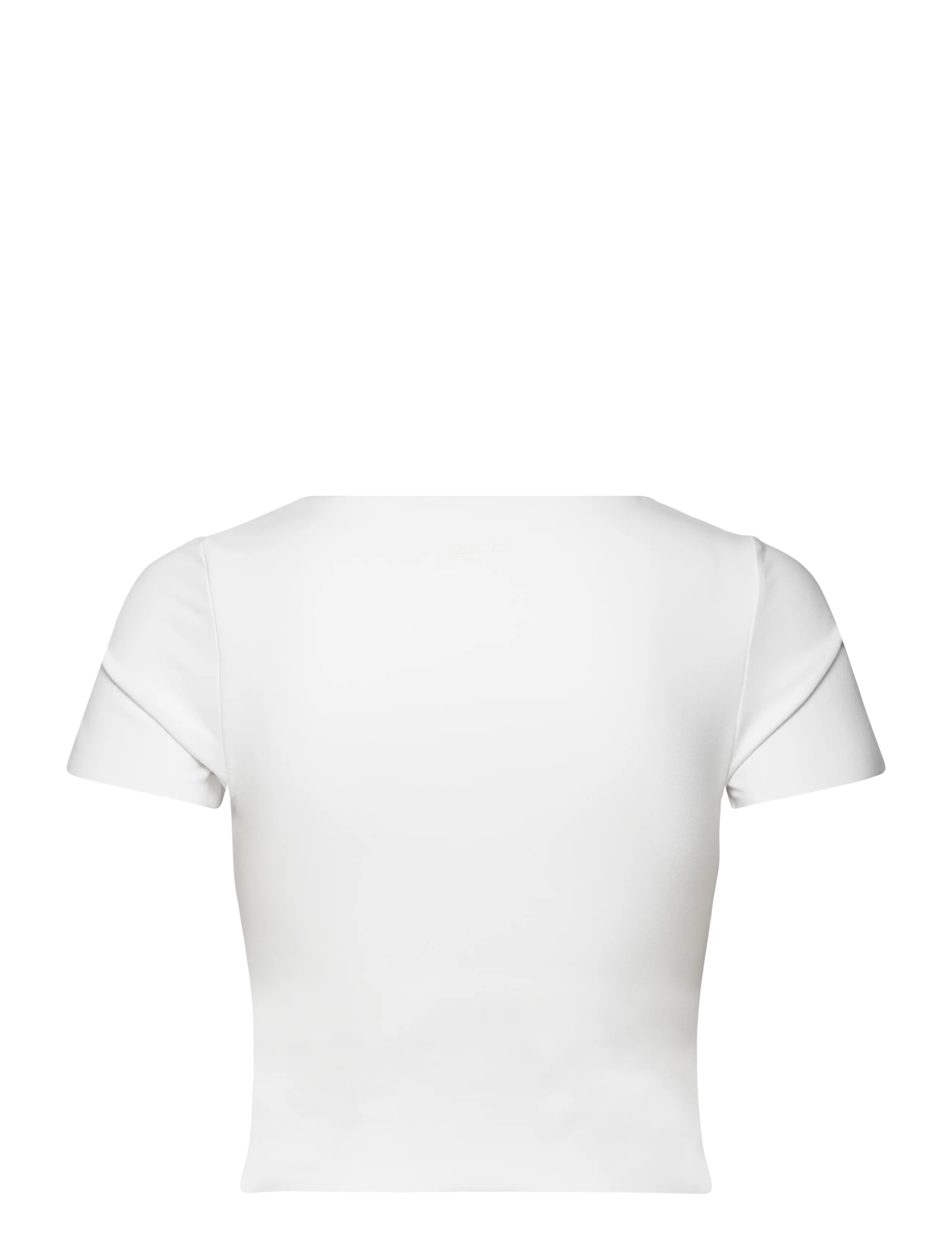 aim´n - Sense Short Sleeve Bralette - t-shirts - white - 2