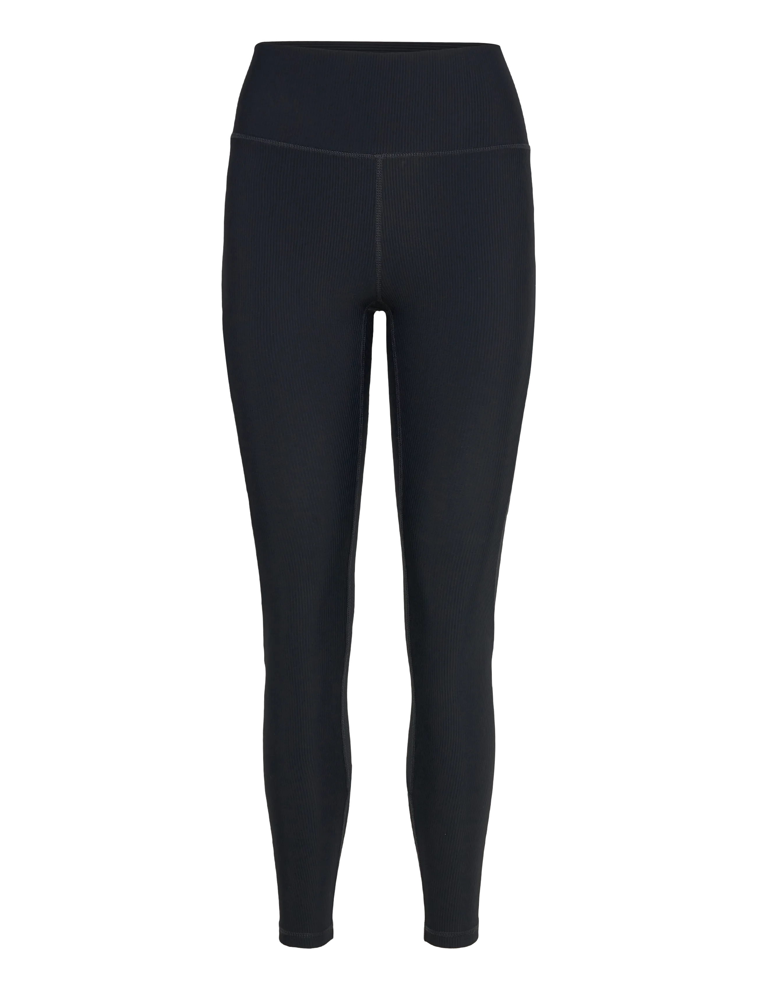 Ribbed Performance Pocket Tights - BLACK