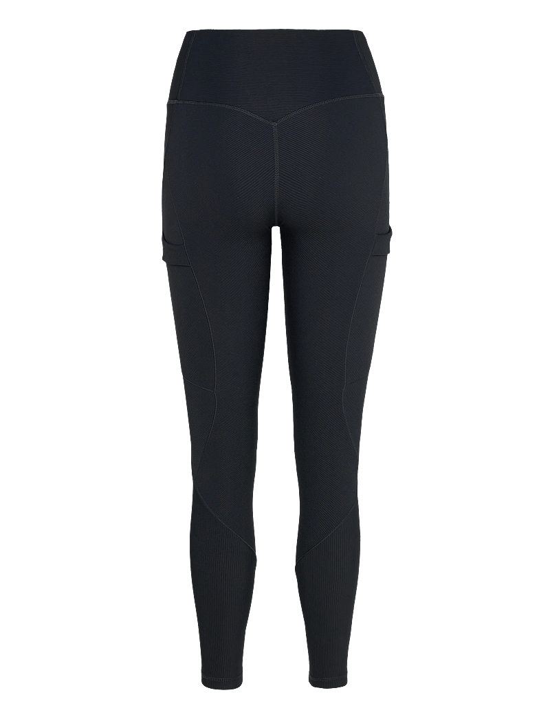 aim´n - Ribbed Performance Pocket Tights - tights - black - 2