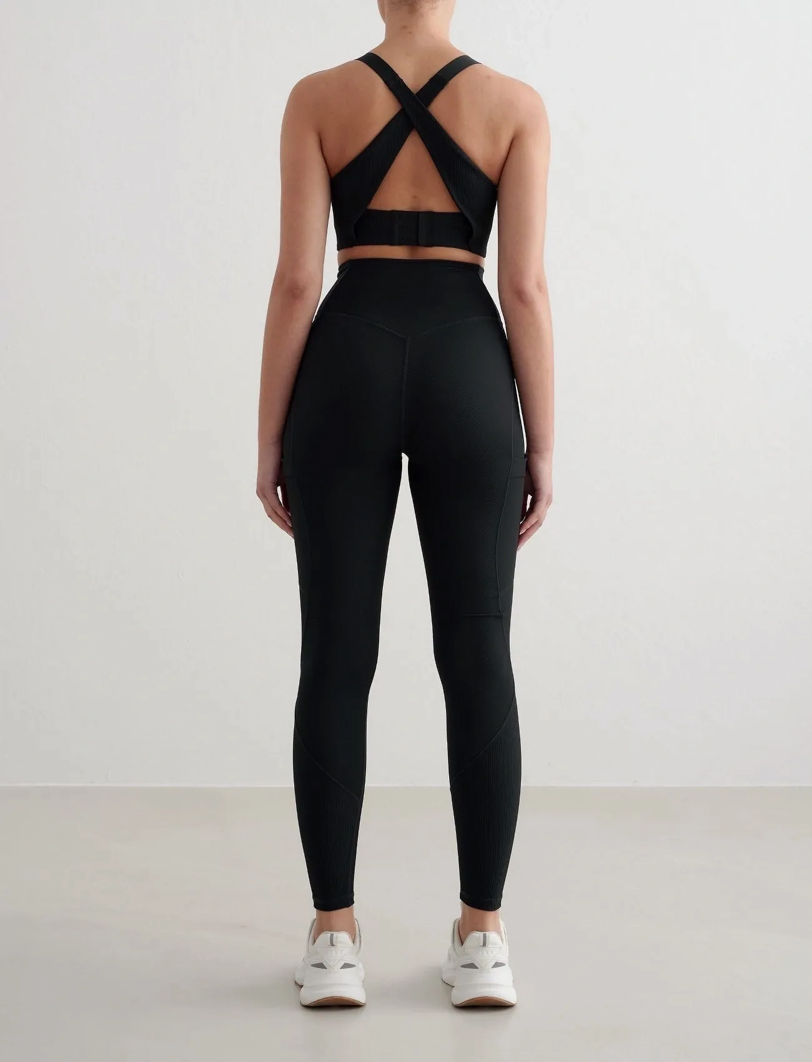 Aimn Ribbed Performance Pocket Tights dam – bild 5