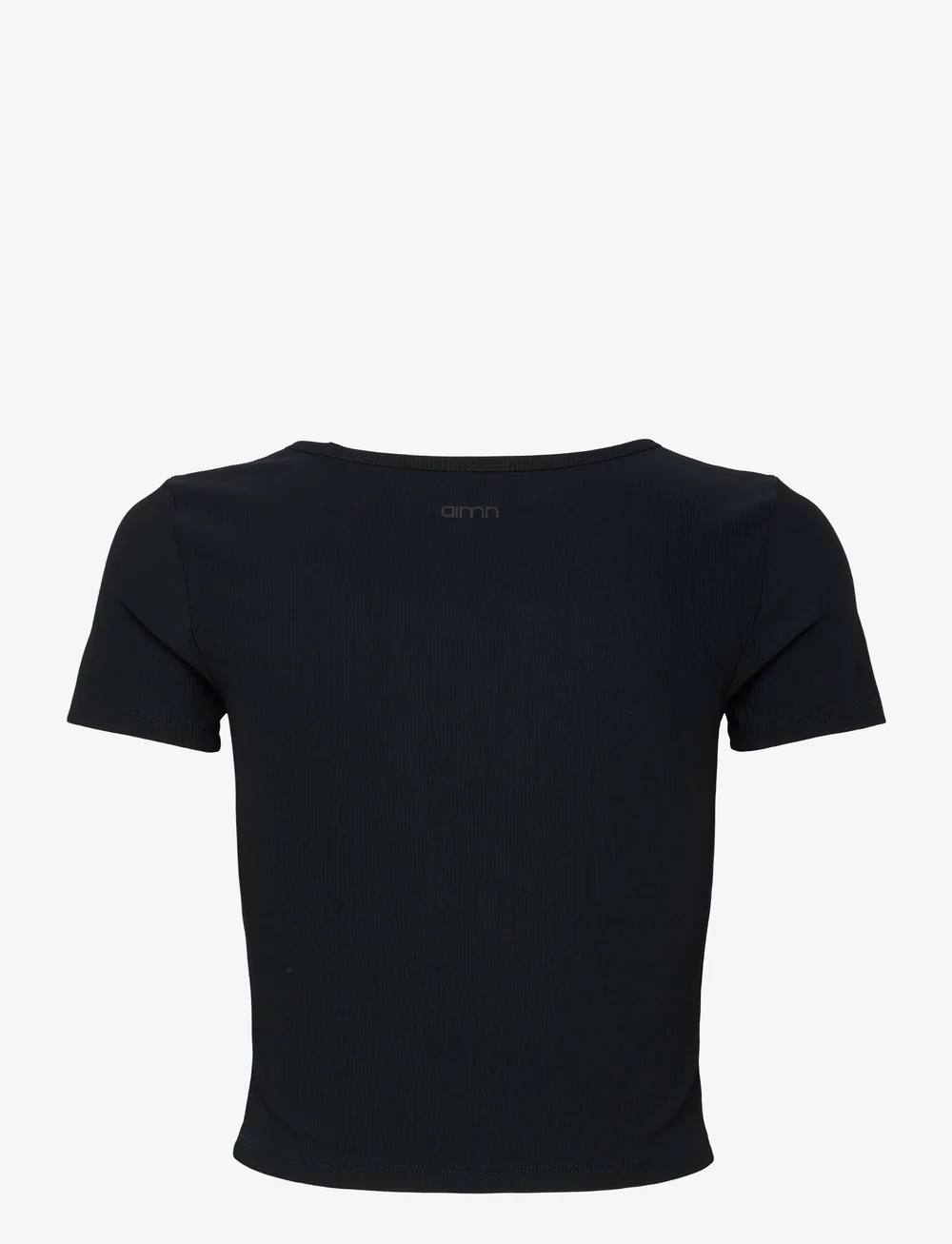aim´n - Ribbed Performance Short Sleeve - nabapluusid - black - 2