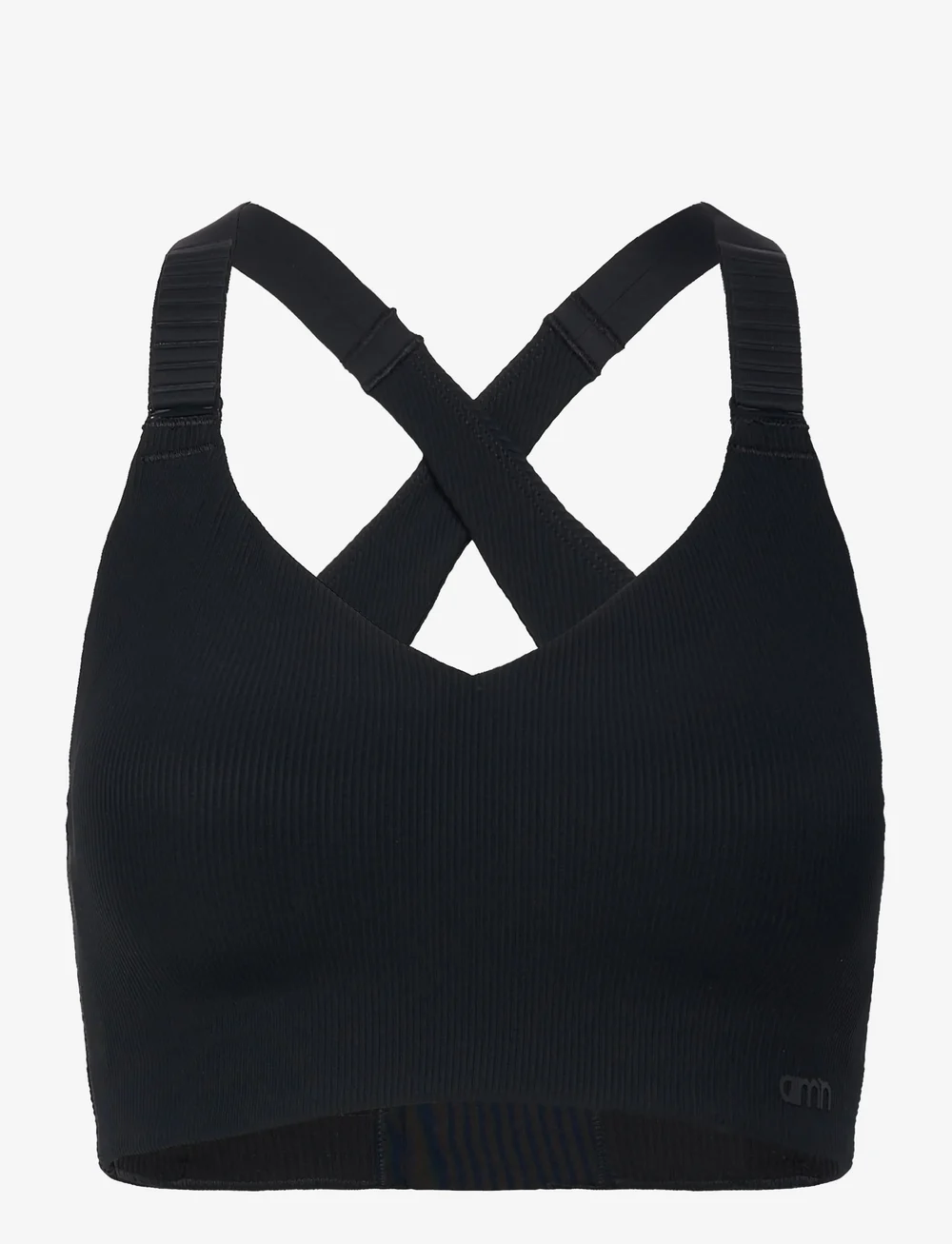 aim´n - Ribbed Performance Support Bra - sports-bh'er - black - 1