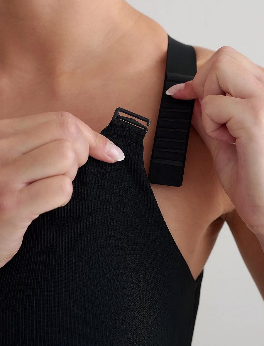 aim´n - Ribbed Performance Support Bra - black - 4
