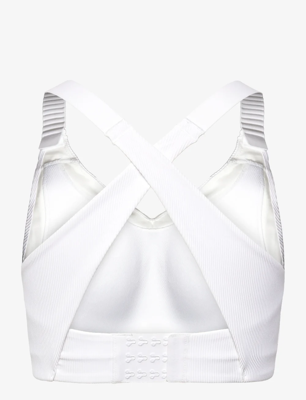 aim´n - Ribbed Performance Support Bra - sports-bh'er - white - 2