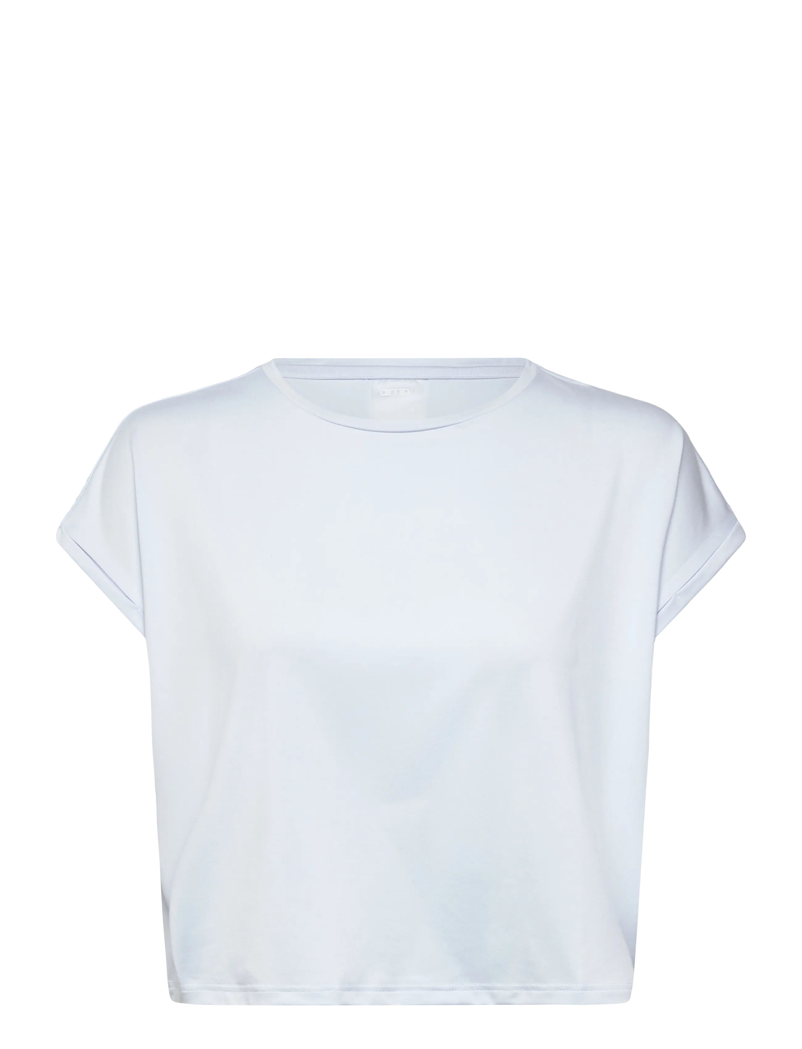 aim´n Soft Basic Roll Sleeve Top - New Arrivals - AURA / blue