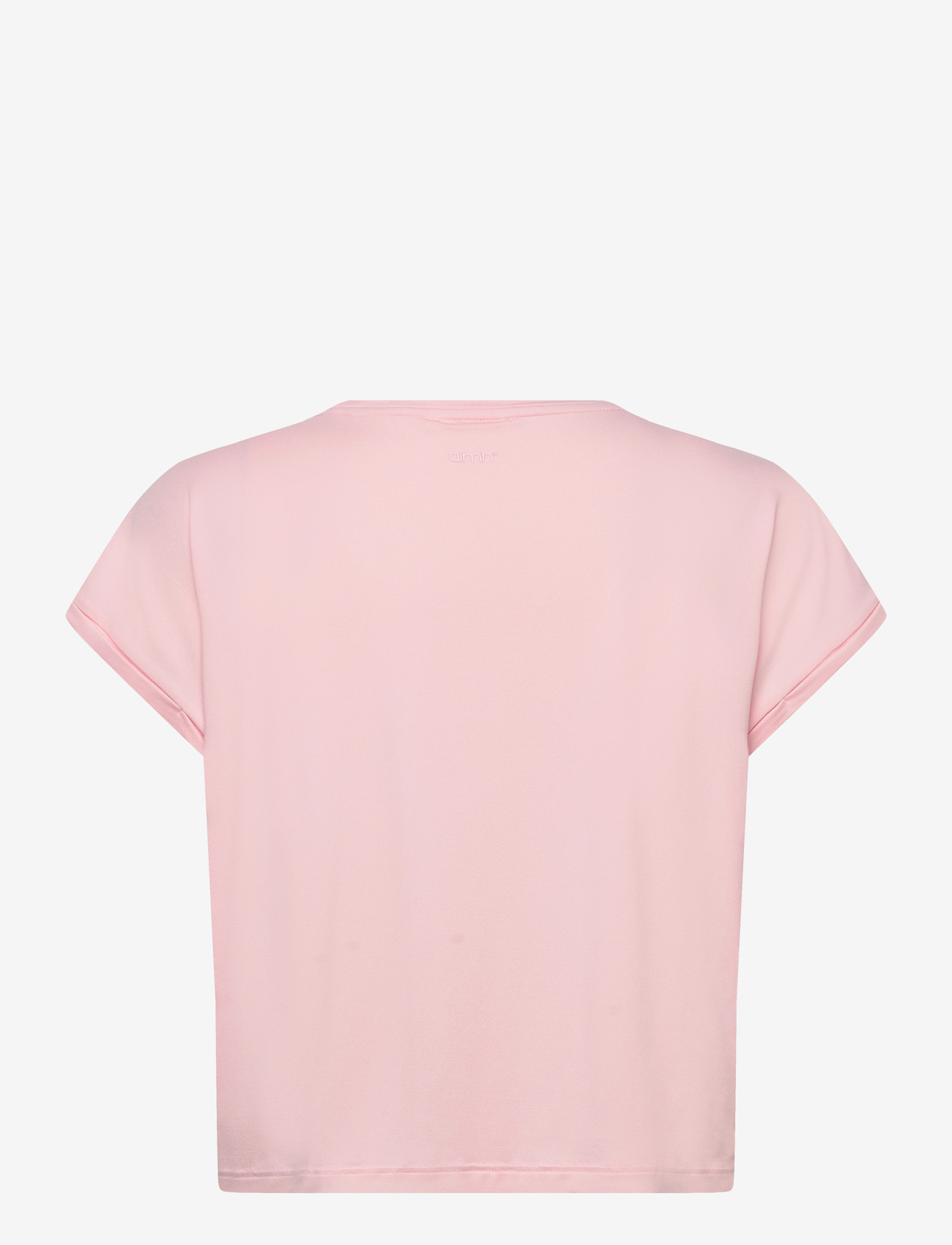 aim´n - Soft Basic Roll Sleeve Top - t-shirts - ballerina - 2