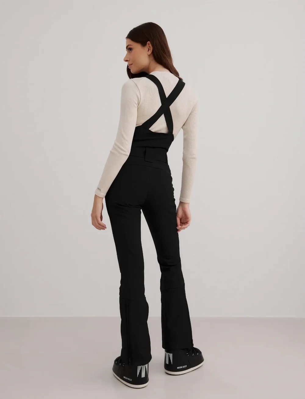 aim´n - Stretch Thermo Bib Pants - skitøj - black - 4