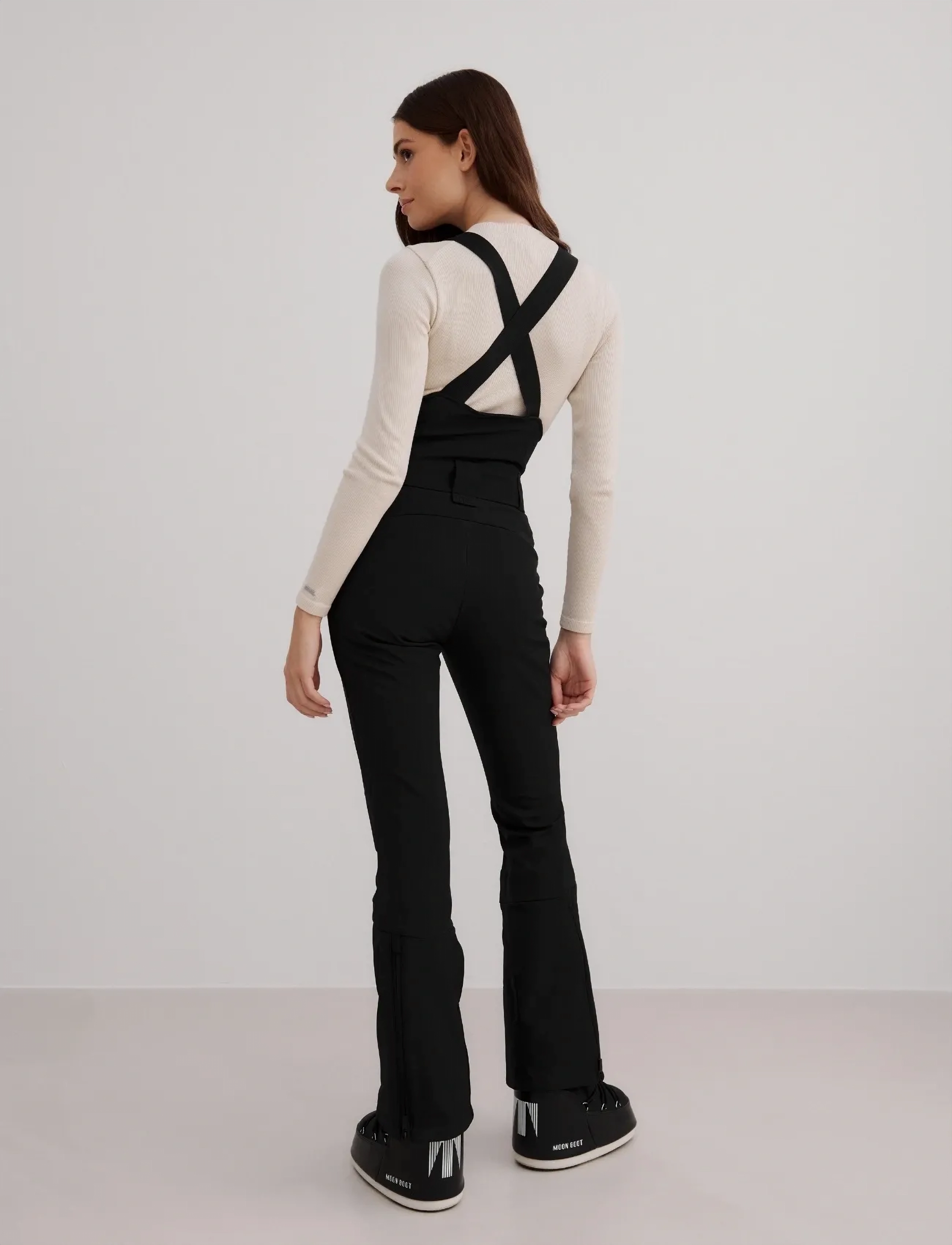 aim´n - Stretch Thermo Bib Pants - suusariietus - black - 4