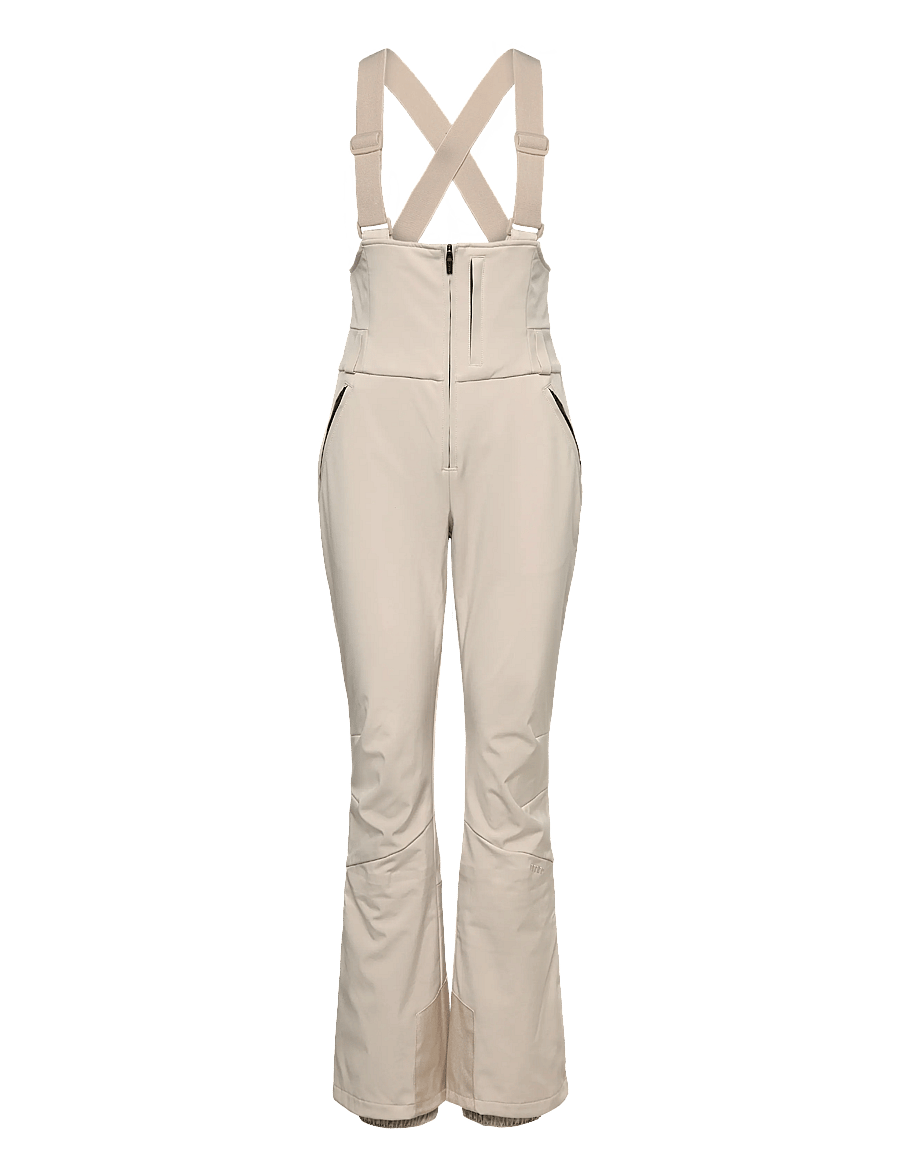aim´n - Stretch Thermo Bib Pants - skidkläder - cafÉ au lait - 1