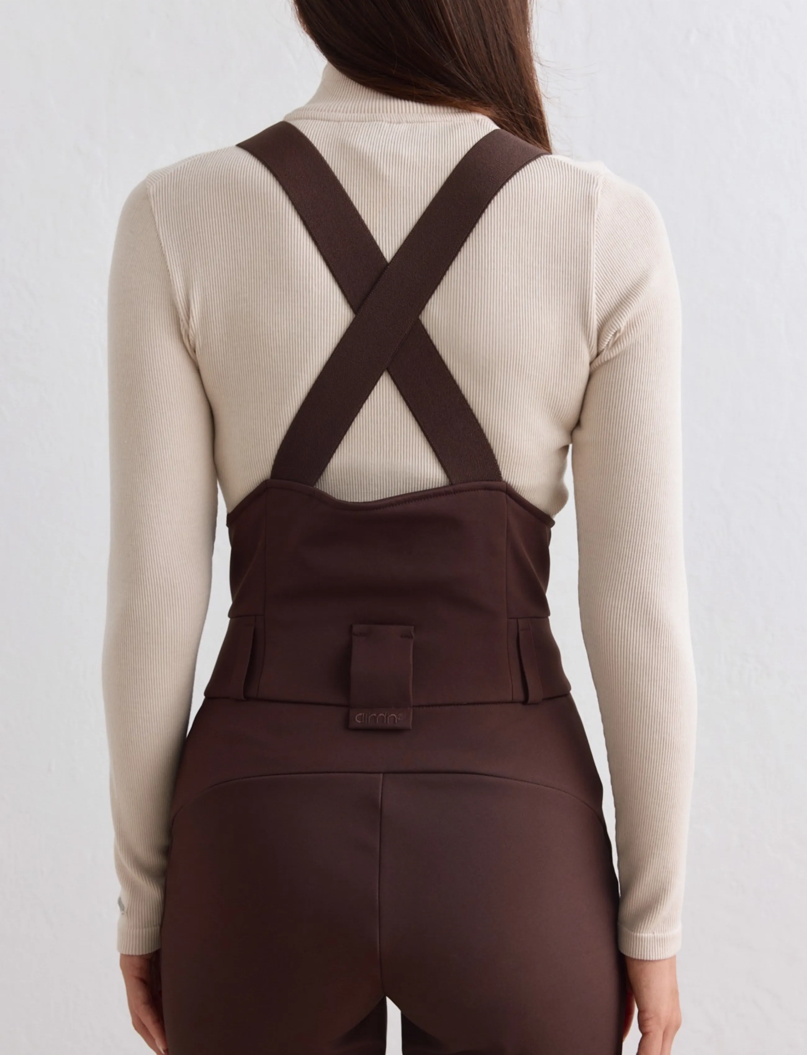 aim´n - Stretch Thermo Bib Pants - ski-kleidung - chocolate - 3