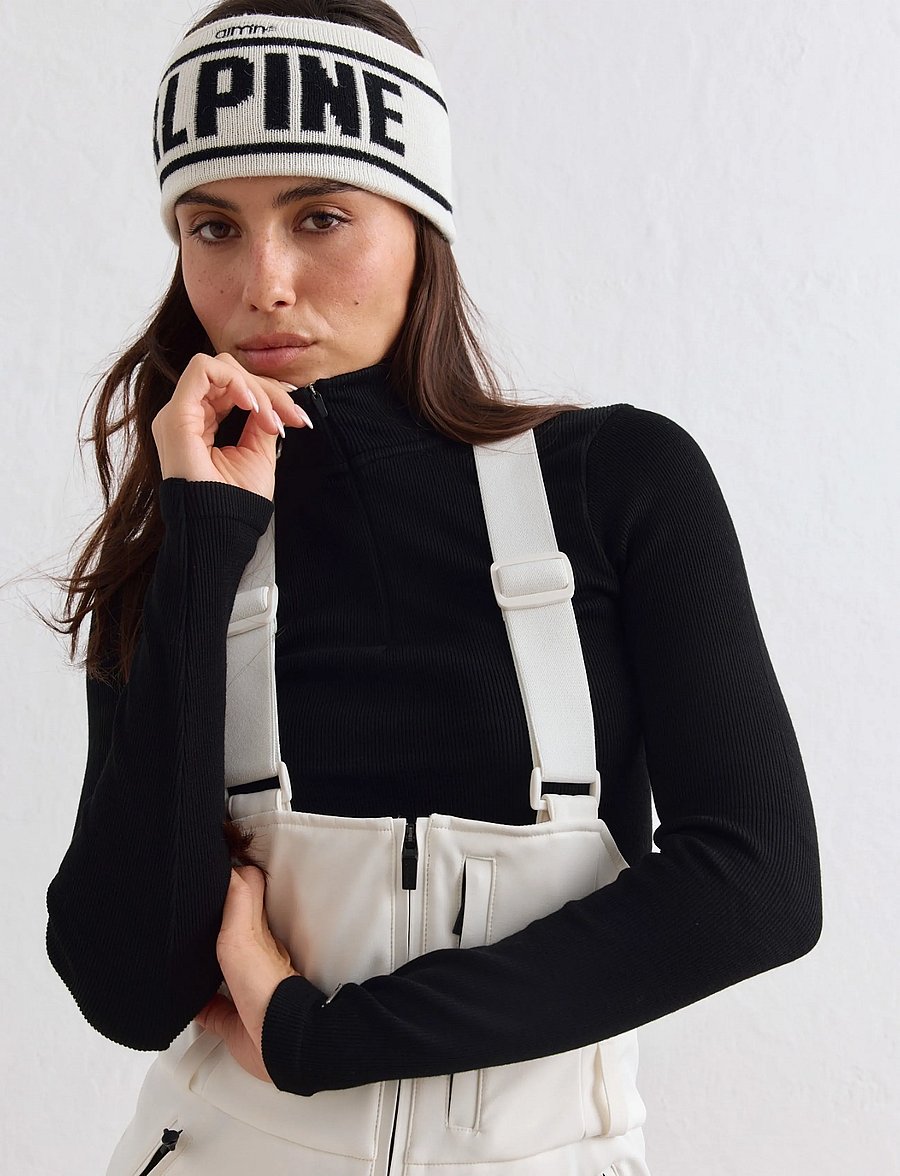 aim´n - Stretch Thermo Bib Pants - ski-kleidung - off white - 5