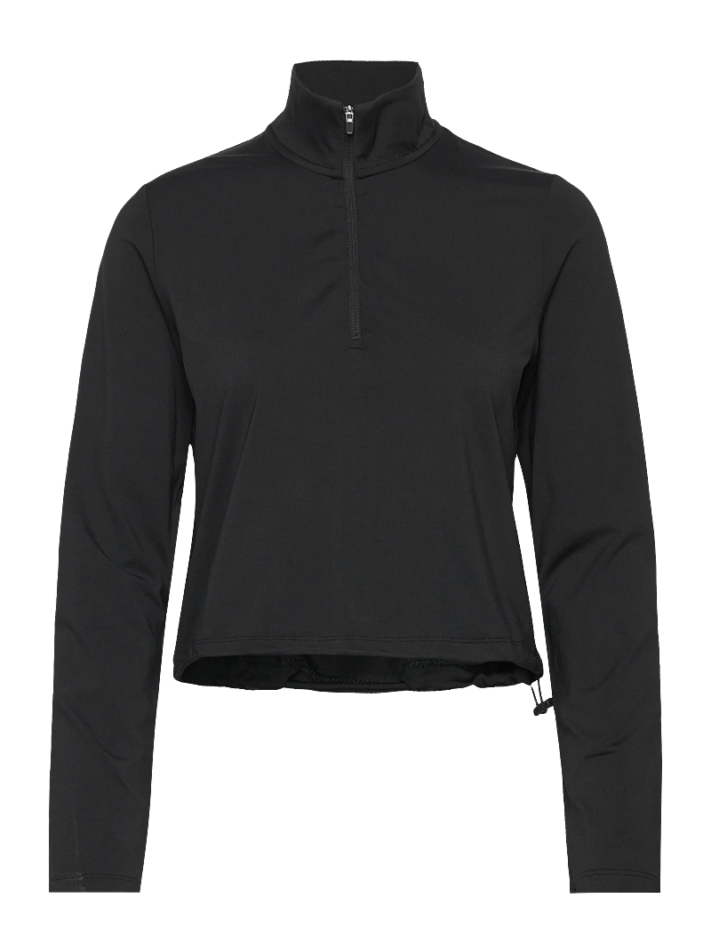 aim´n - Essence Half Zip - alussärgid ja t-särgid - black - 0
