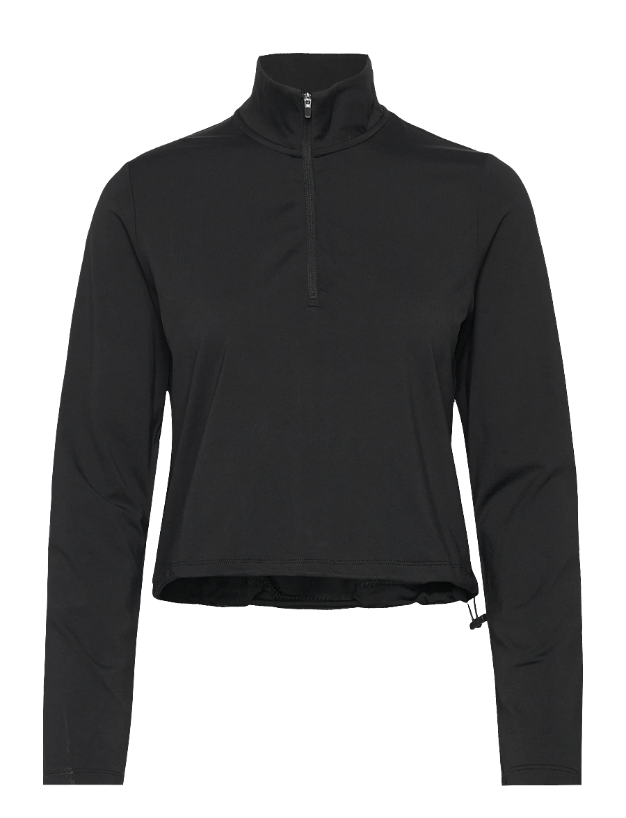 aim´n - Essence Half Zip - långärmade tröjor - black - 0