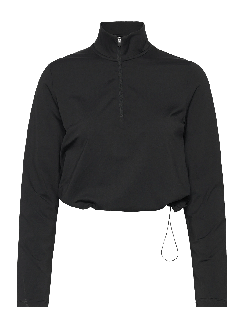 aim´n - Essence Half Zip - alussärgid ja t-särgid - black - 1