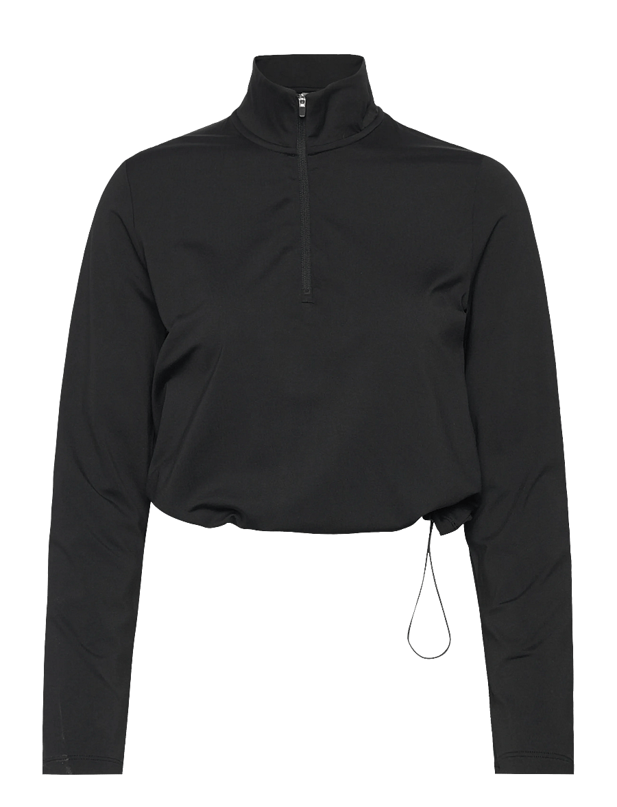 aim´n - Essence Half Zip - långärmade tröjor - black - 1