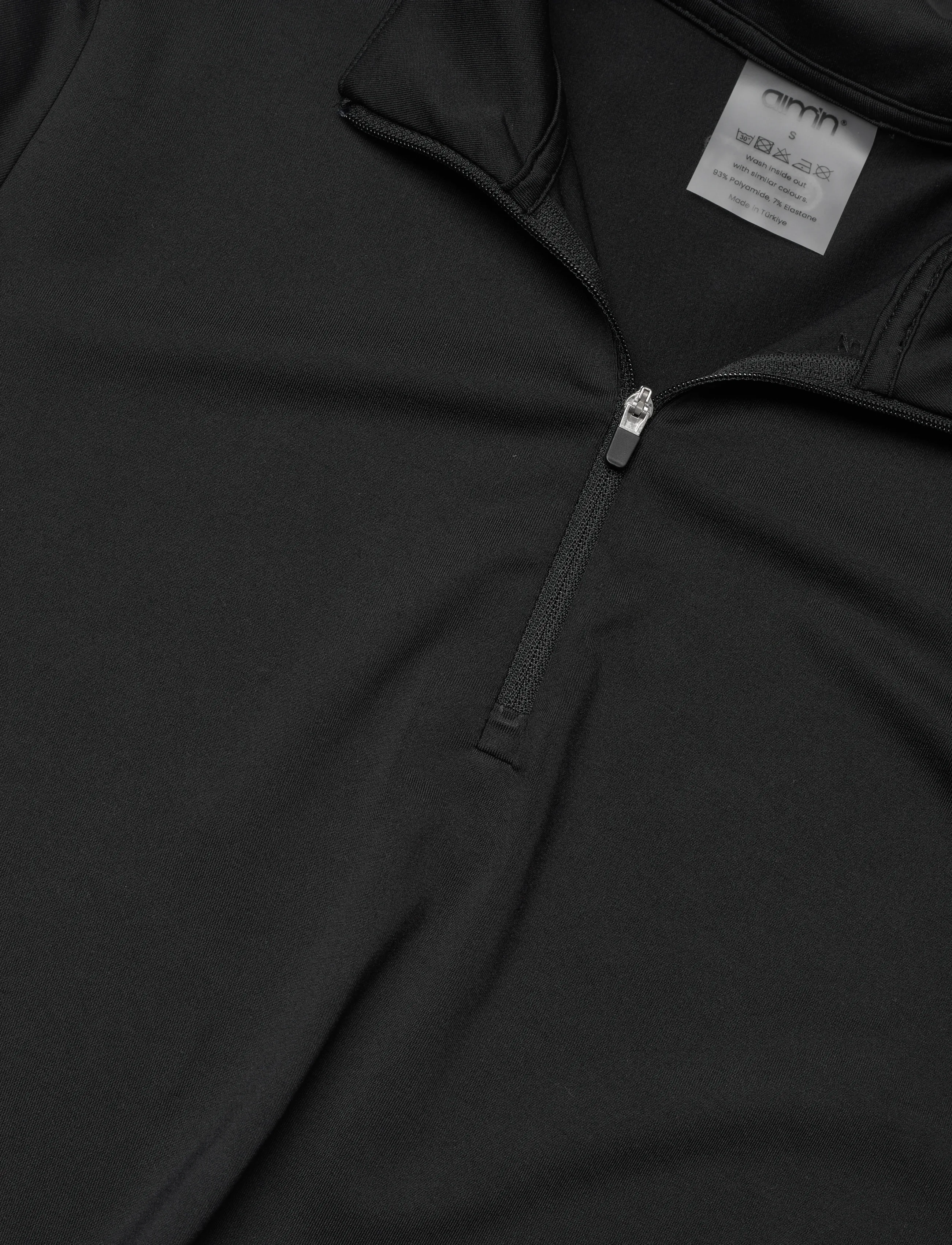 aim´n - Essence Half Zip - långärmade tröjor - black - 3