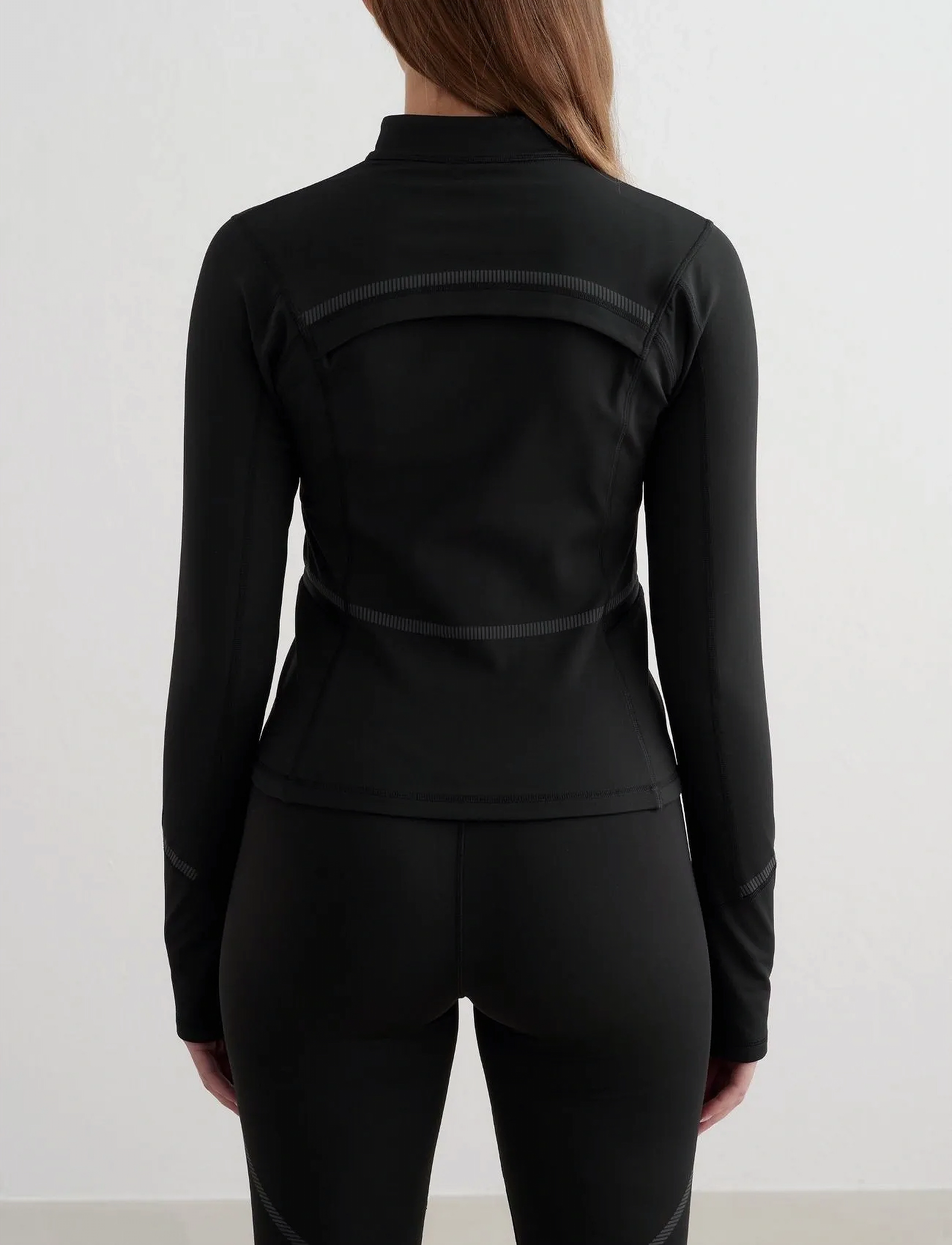 aim´n - Reflective Warming Zip Jacket - dressipluusid - black - 3