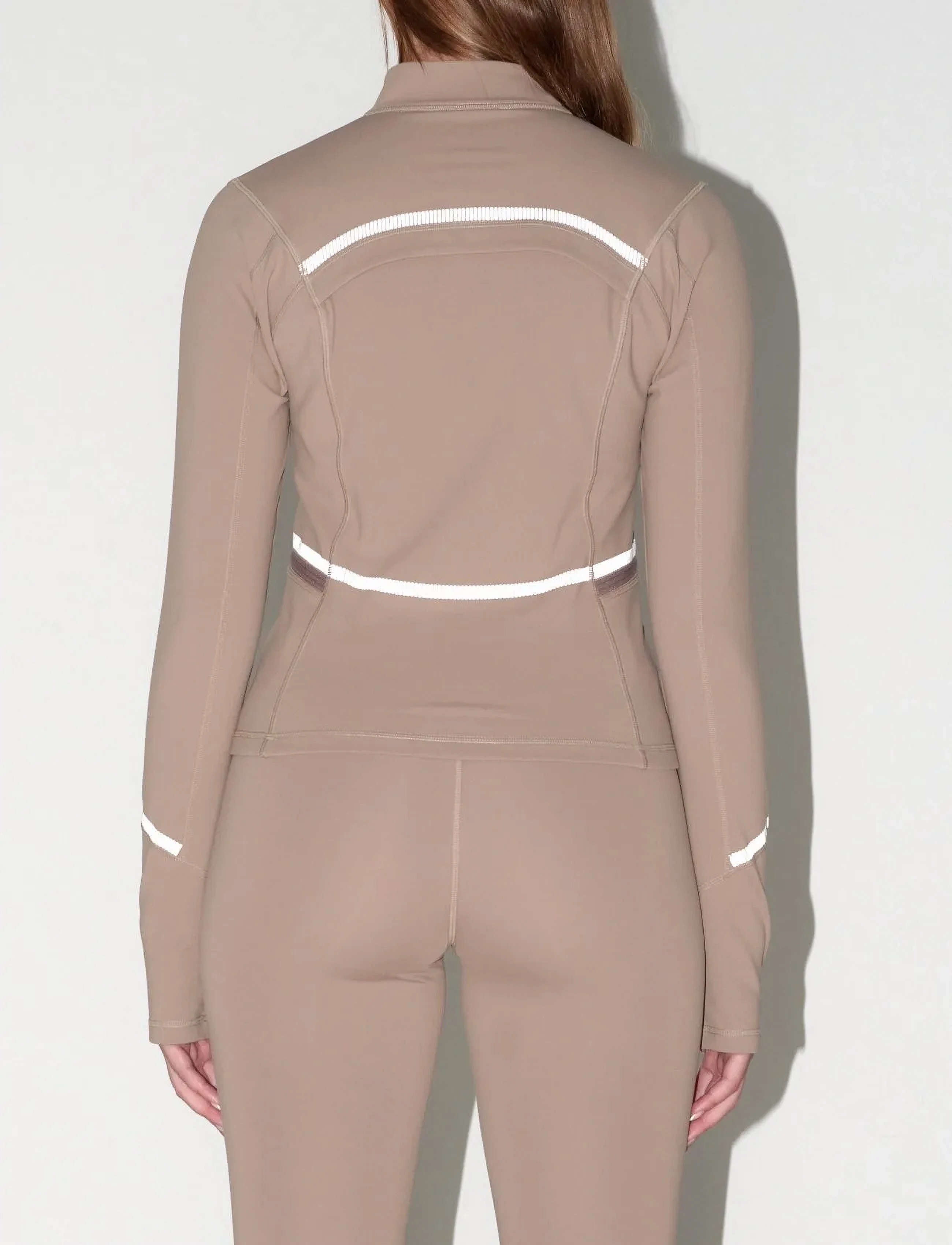 aim´n - Reflective Warming Zip Jacket - sweatshirts - espresso - 3