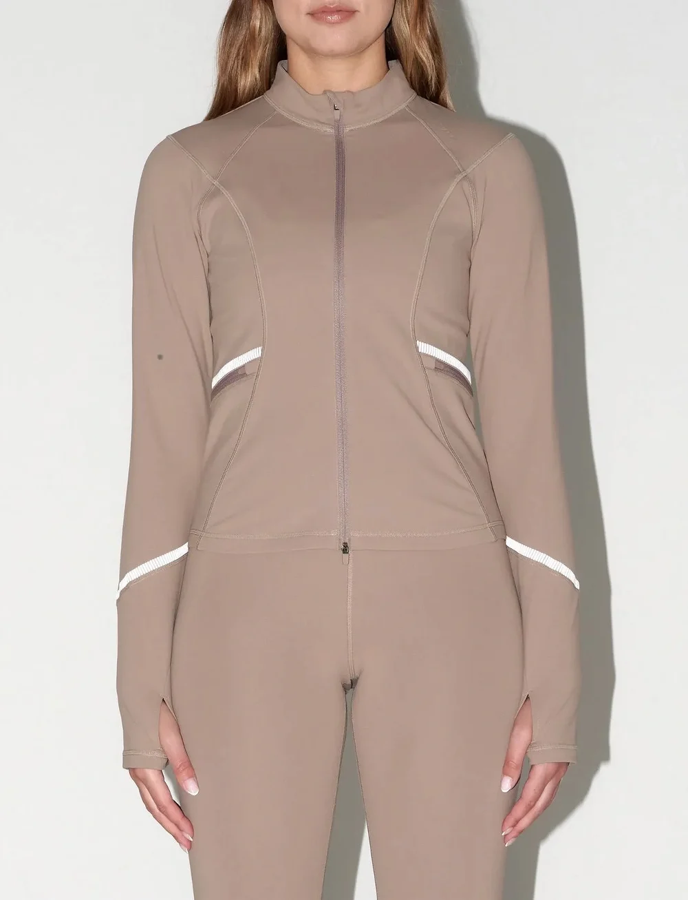 aim´n - Reflective Warming Zip Jacket - tops - espresso - 4