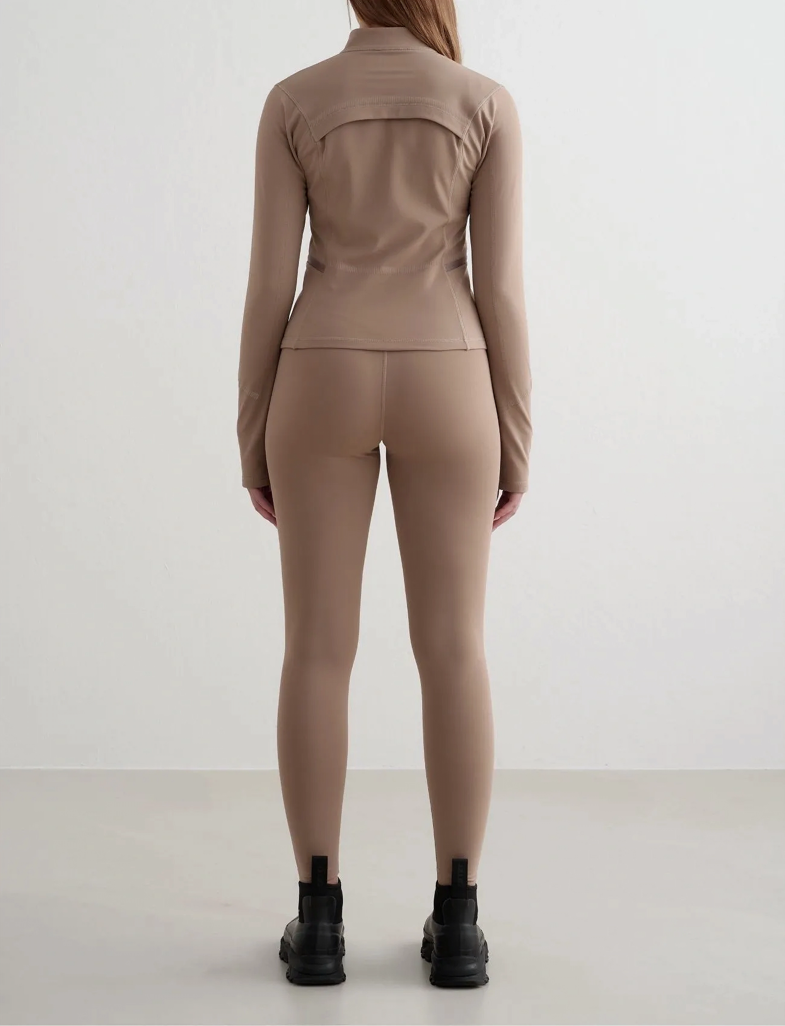 aim´n - Reflective Warming Zip Jacket - sweatshirts - espresso - 5