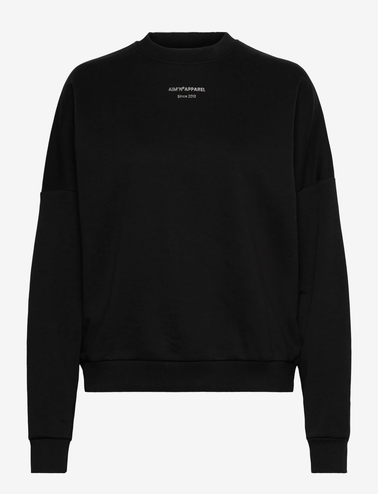 aim´n - Apparel Terry Sweatshirt - dressipluusid - black - 1