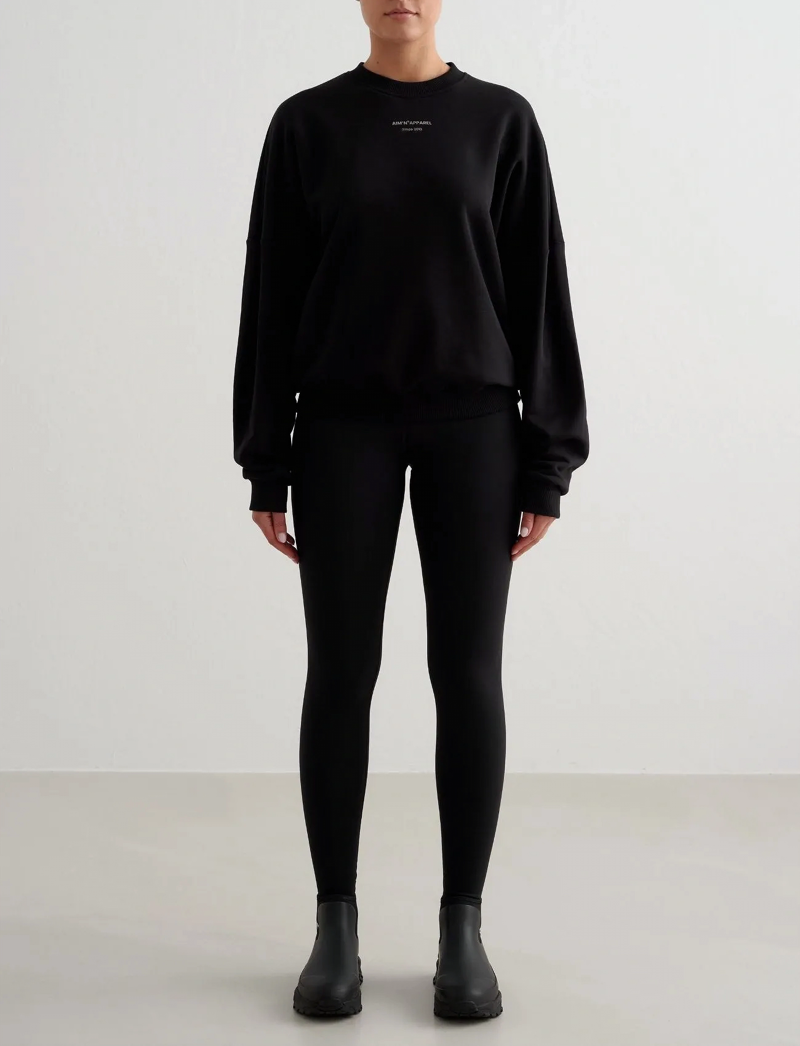 aim´n - Apparel Terry Sweatshirt - black - 4