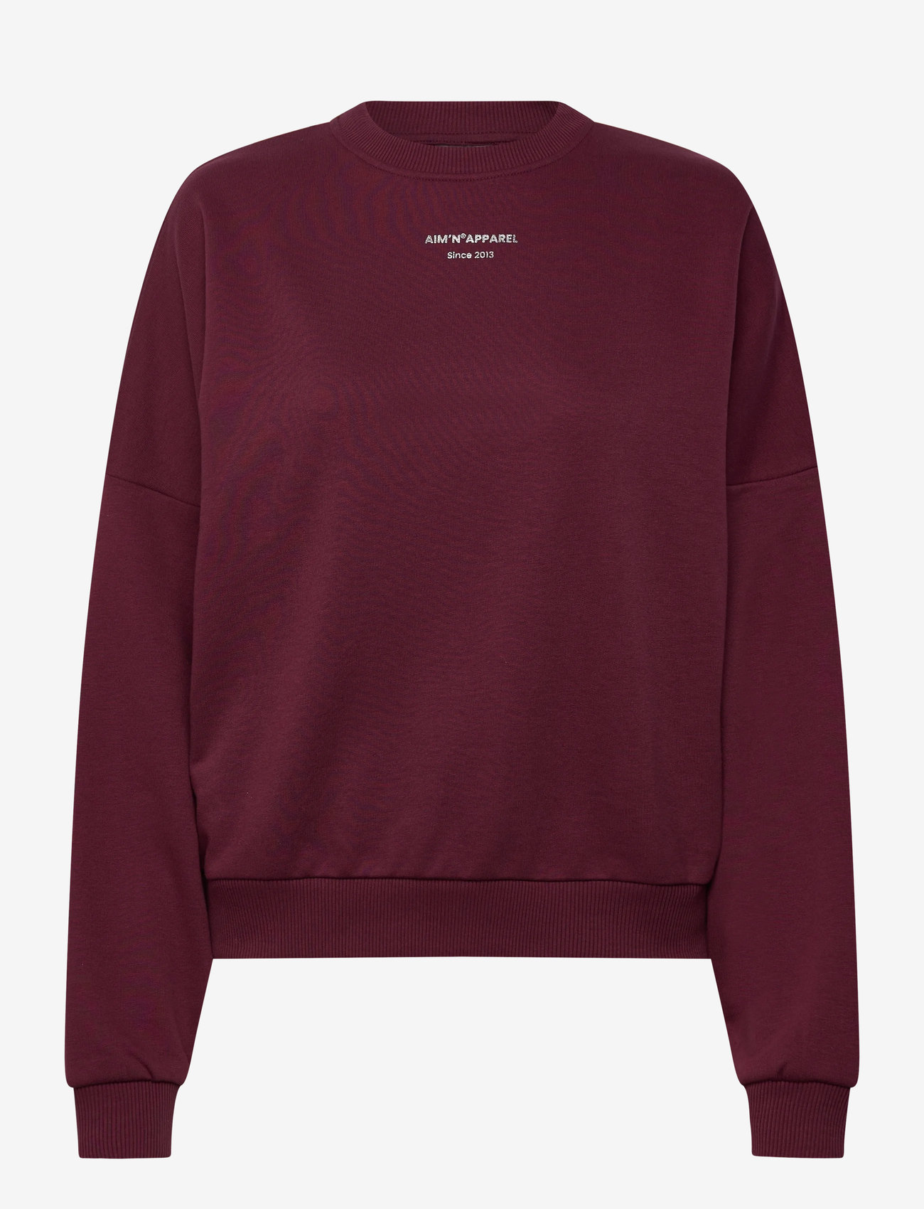aim´n - Apparel Terry Sweatshirt - overdele - cherry - 1