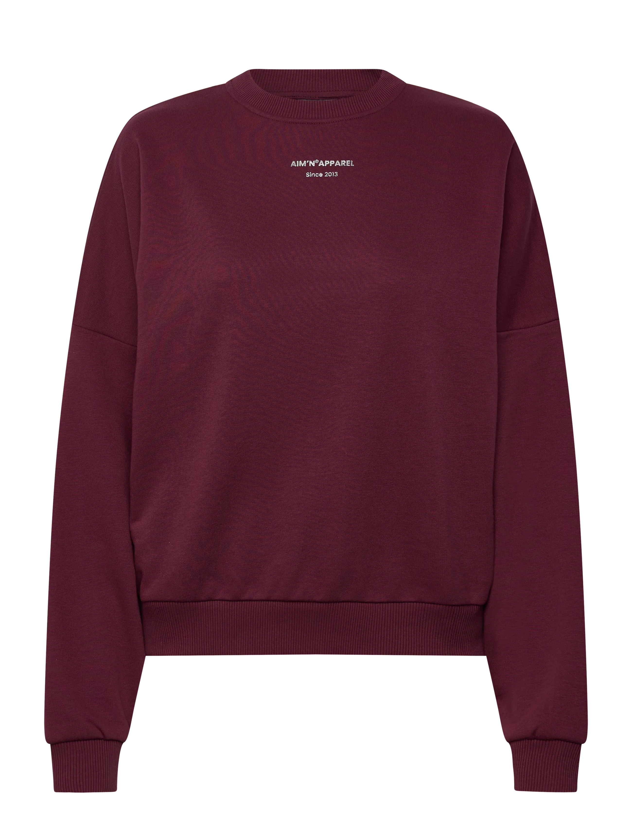 aim´n Apparel Terry Sweatshirt - Sweatshirts - CHERRY / burgundy