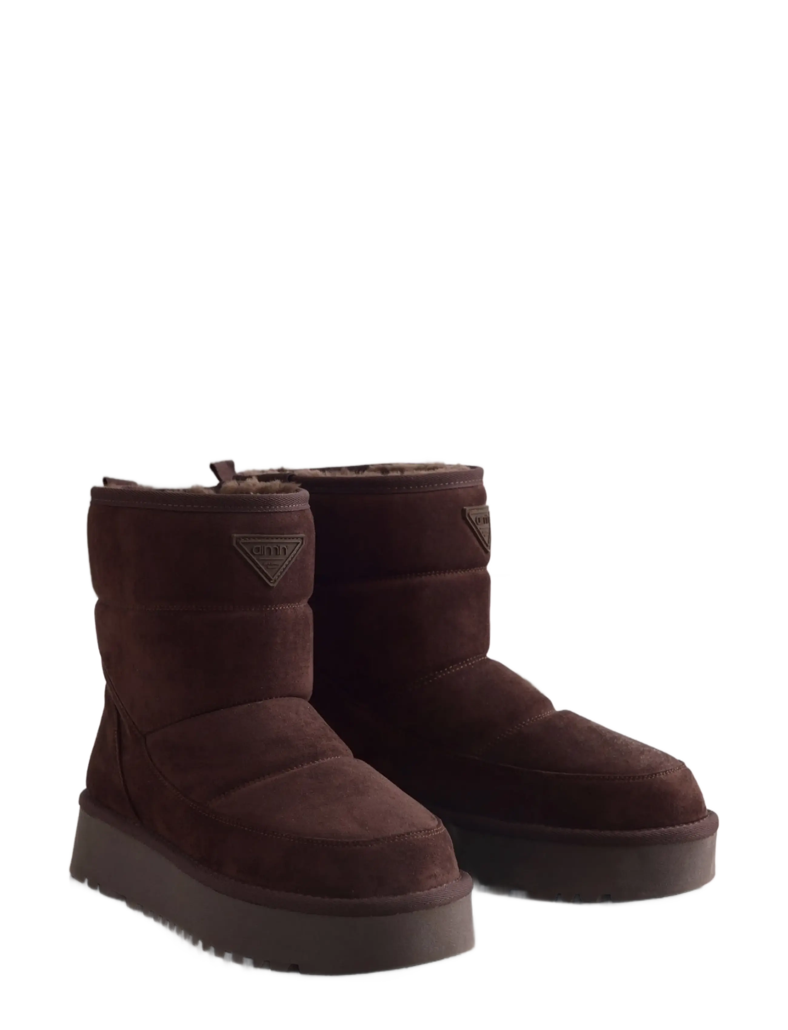 aim´n - Wool Winter Boot - vinterkängor - chocolate - 1