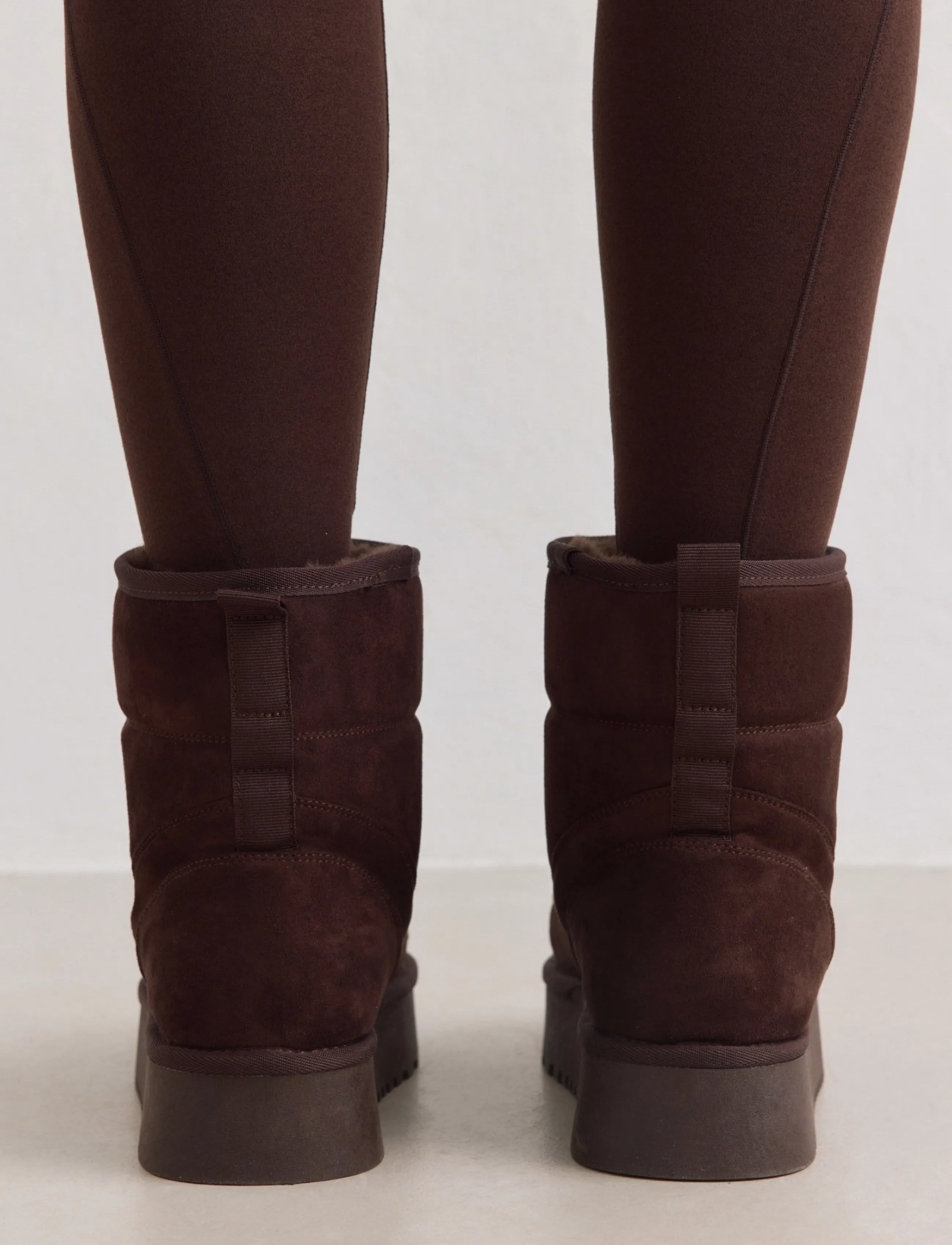 aim´n - Wool Winter Boot - vinterkängor - chocolate - 4
