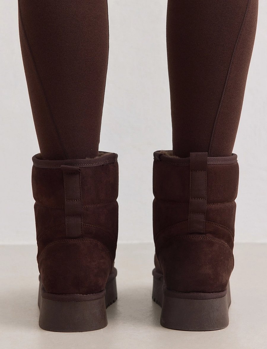 aim´n - Wool Winter Boot - vinterkängor - chocolate - 4
