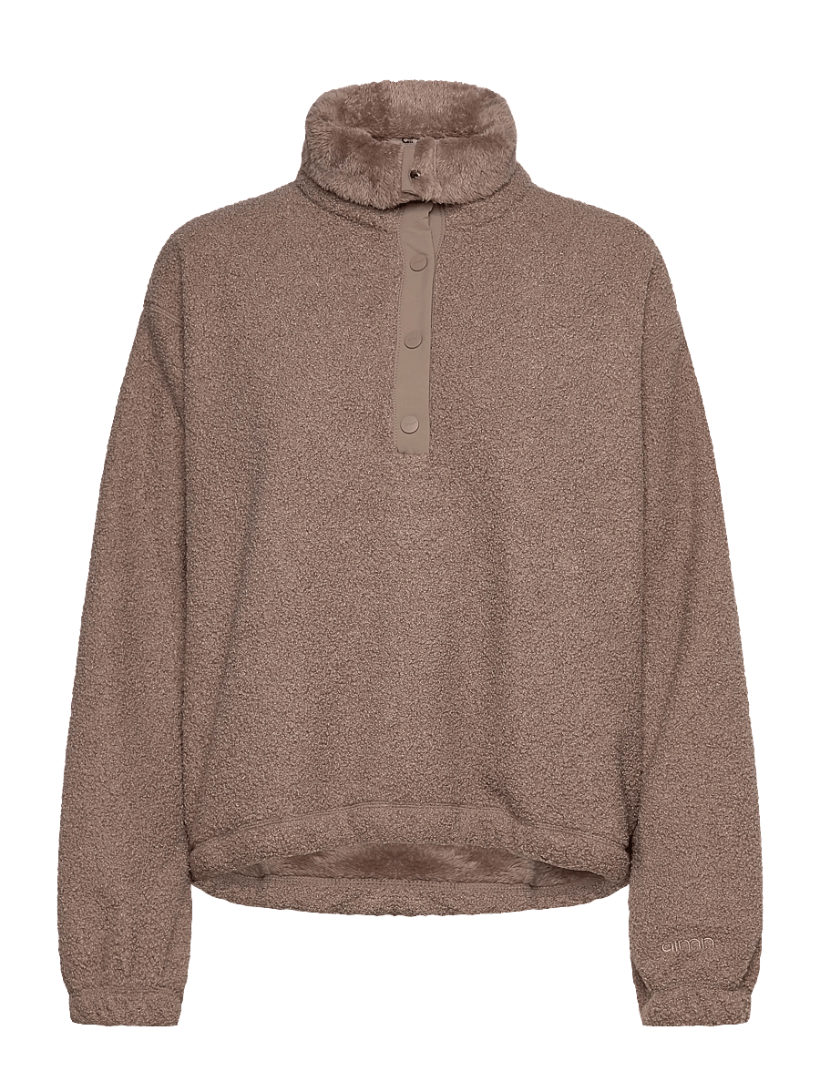 aim´n - Polar Fleece Long Sleeve - espresso - 1
