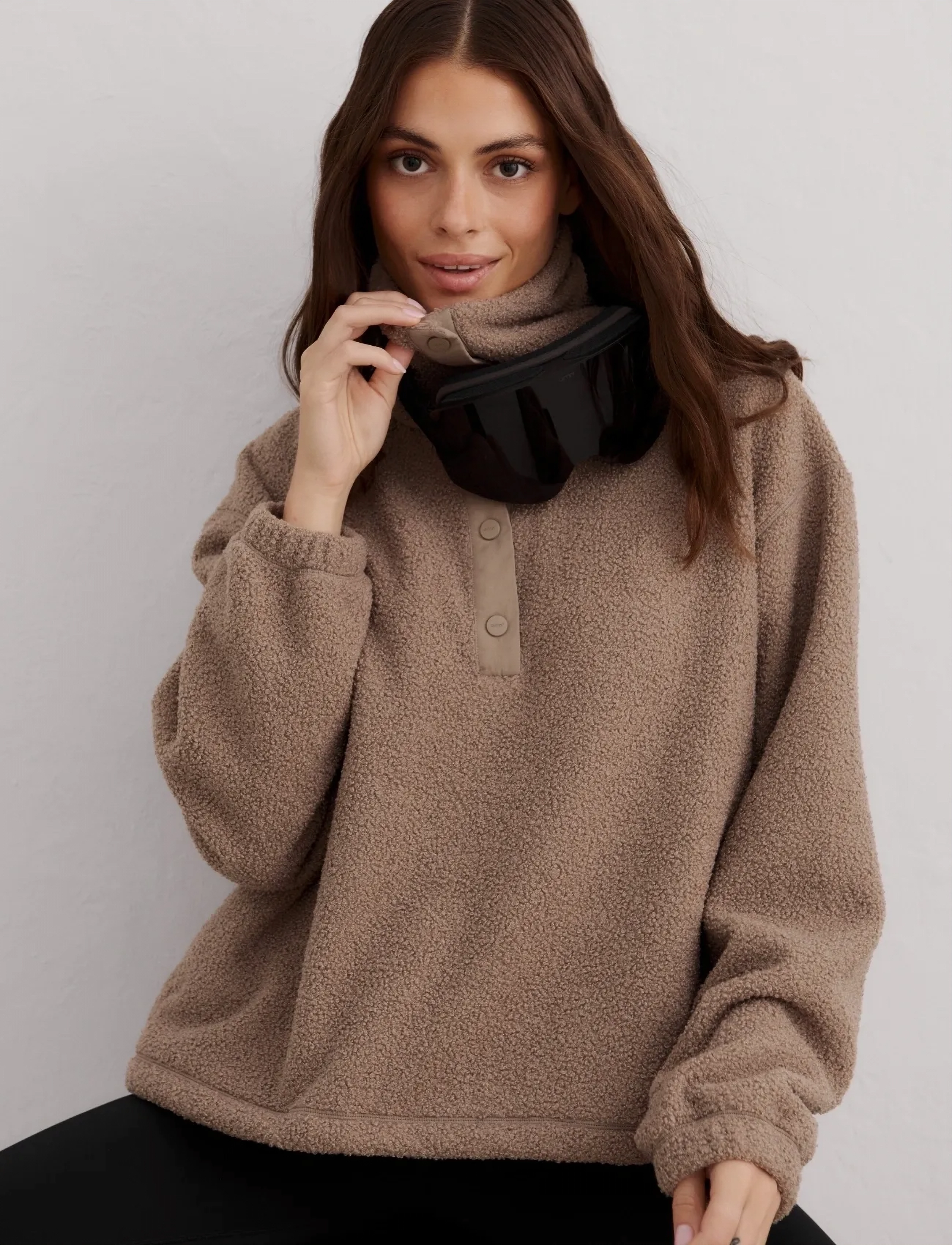 aim´n - Polar Fleece Long Sleeve - espresso - 4