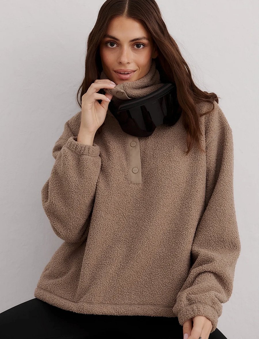aim´n - Polar Fleece Long Sleeve - espresso - 4