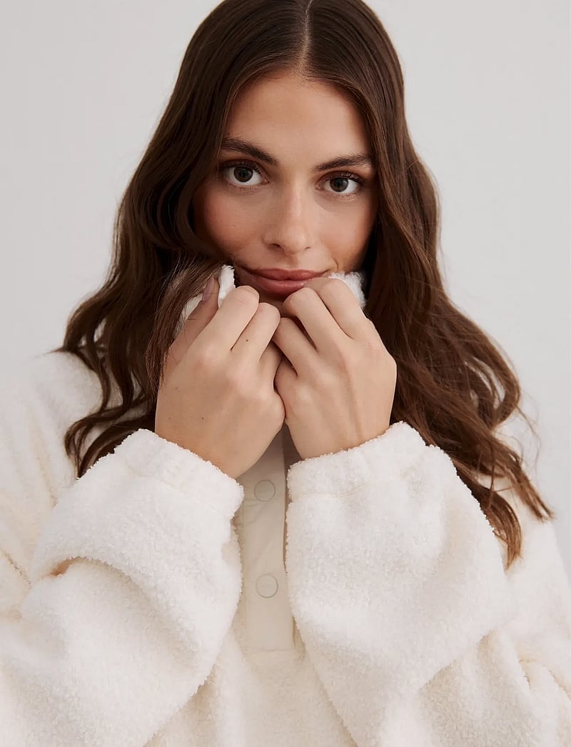 aim´n - Polar Fleece Long Sleeve - kampsunid ja vahekihid - off-white - 0